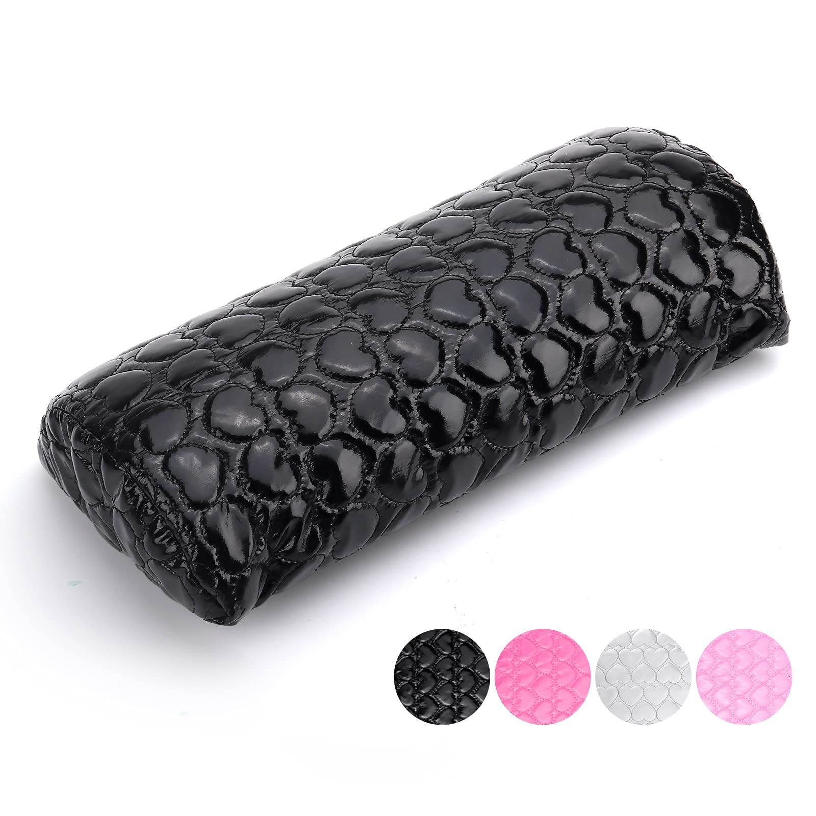 Nail Pillow Hand Rest for Nails, Washable PU Leather Nail Armrest Detachable Manicure Hand Pillow Cushion Nail Art Accessories T