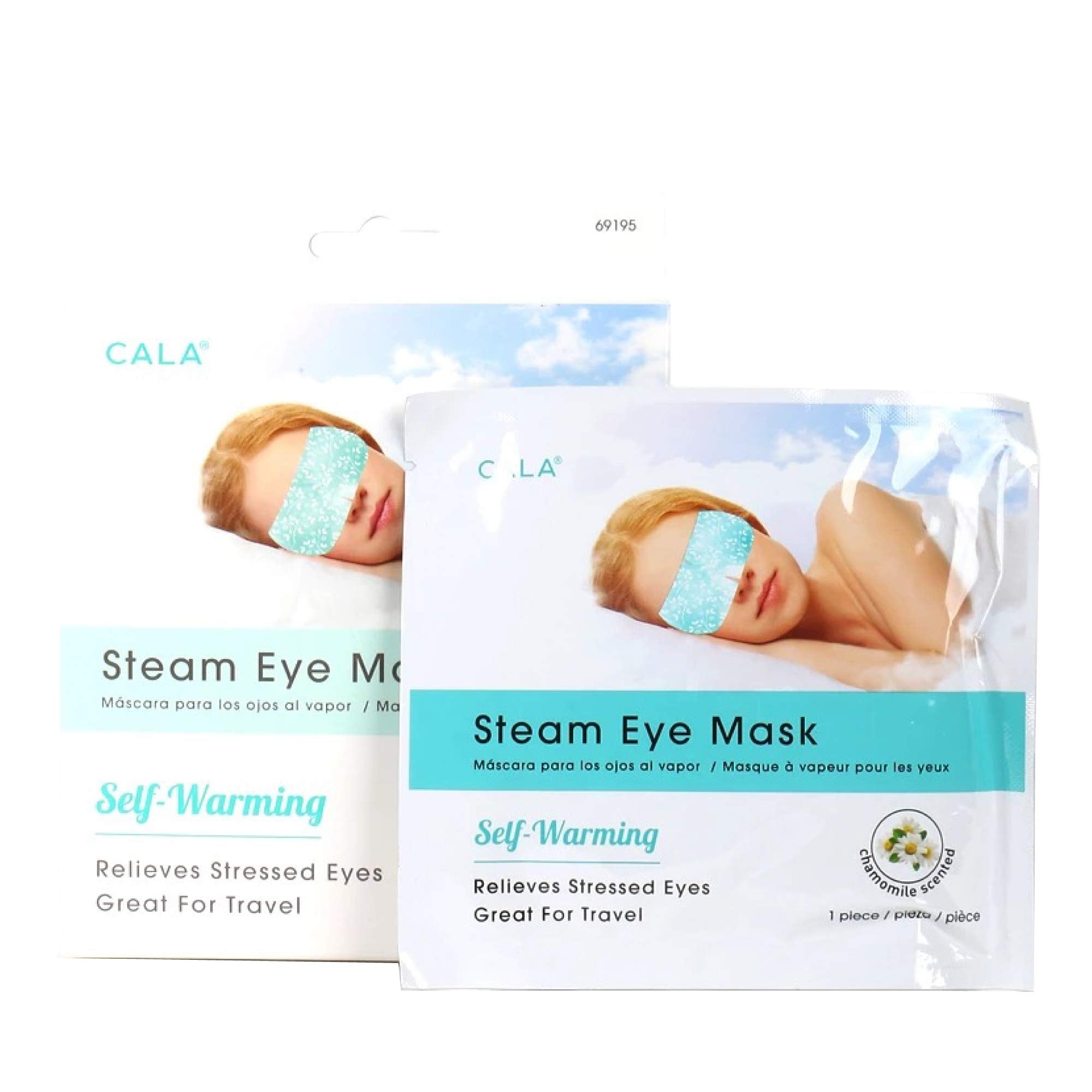 Cala Steam chamomile scented eye mask 5 count, 5 Count
