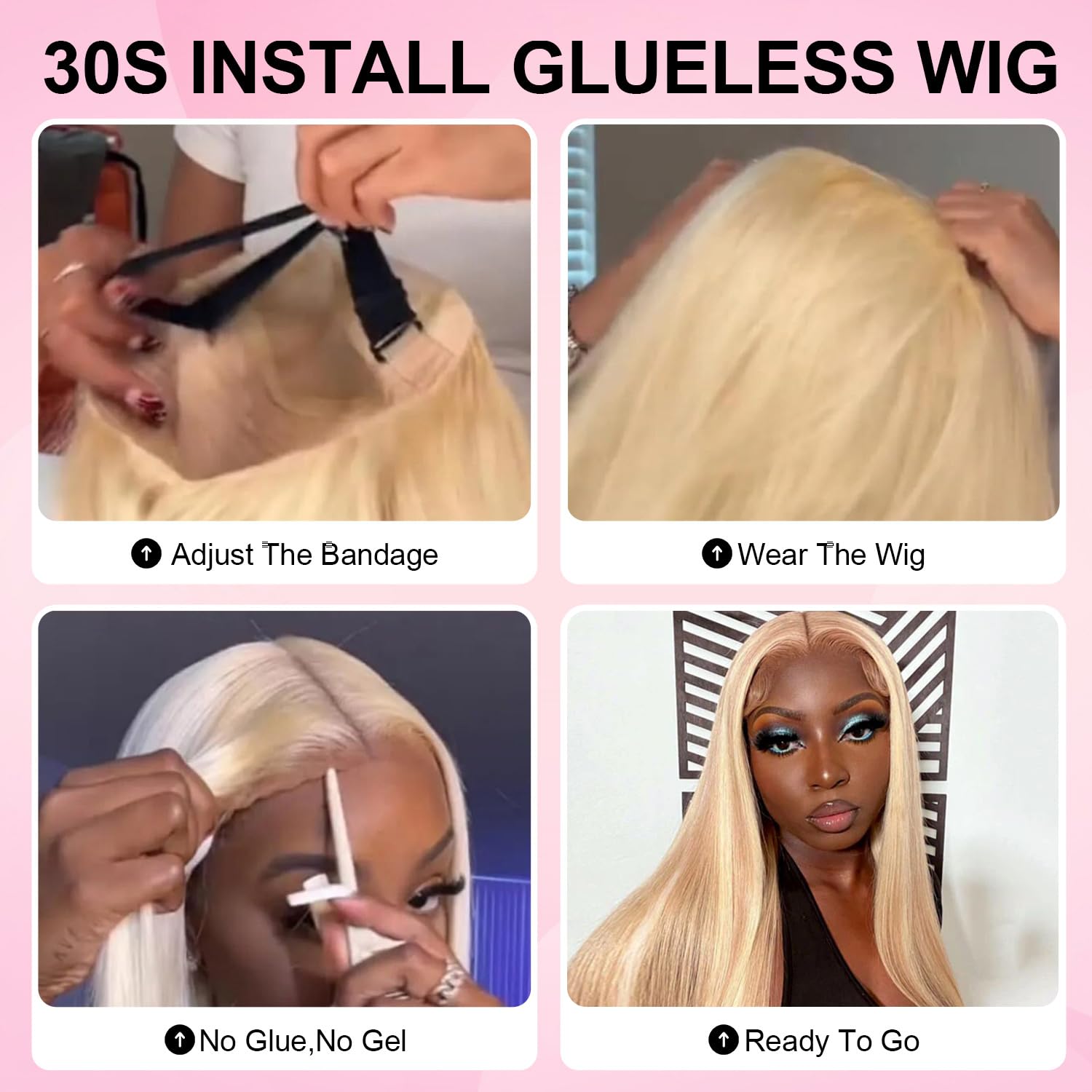 Superlook 6X5 Wear And Go Glueless Wigs Human Hair P10/613 Lace Front Wig Human Hair Blonde Lace Front Wig Human Hair Hd 220% De