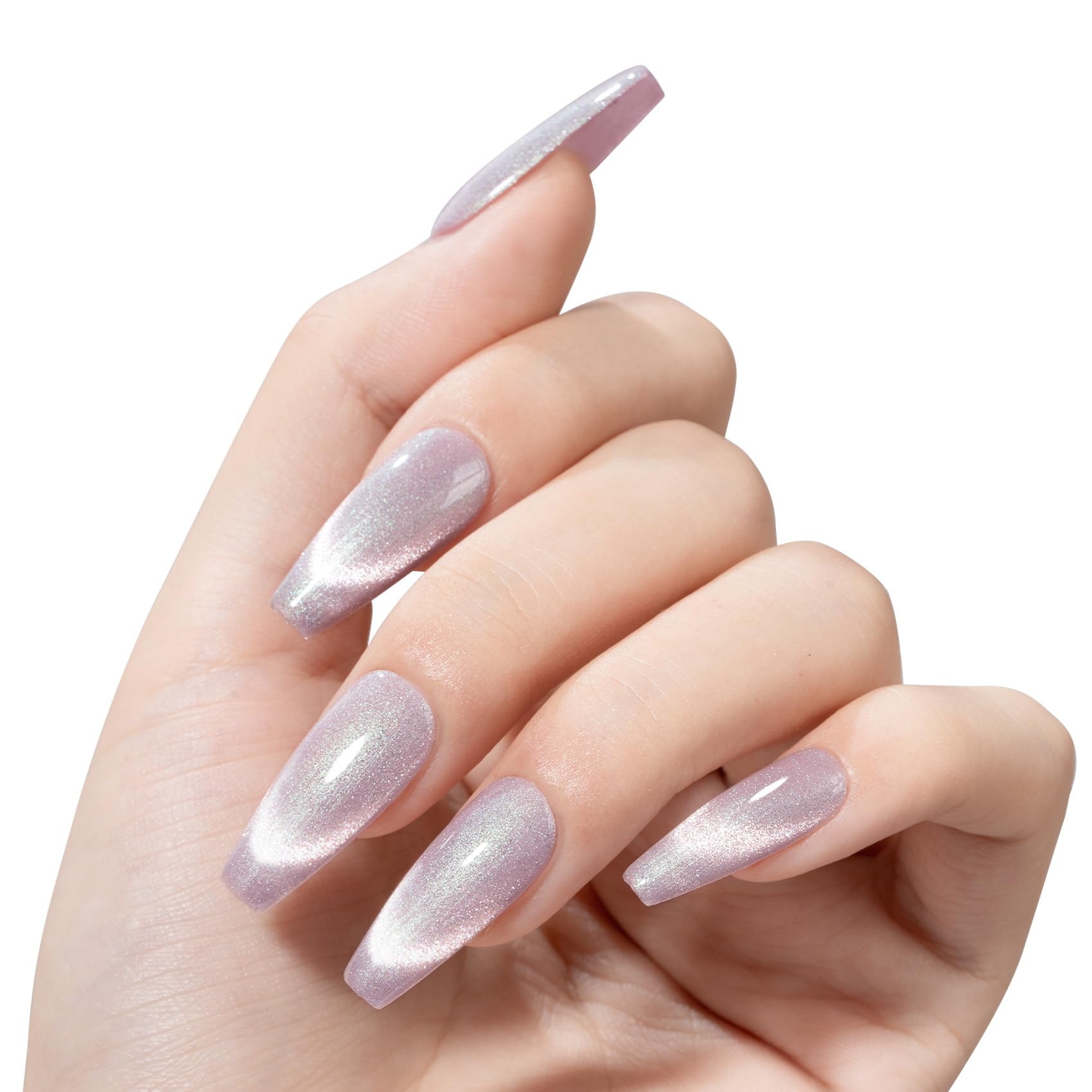 Maychao 15Ml Cat Eye Gel Nail Polish 1Pc Aurora Mermaid 01 Gel Polish With Magnet Soak Off Holographic Magnetic Nail Polish For
