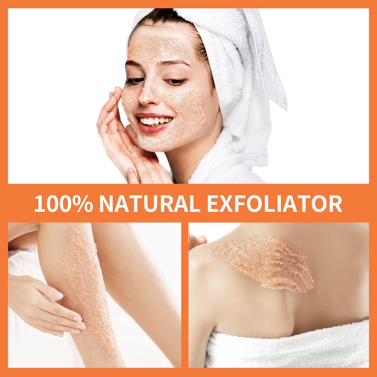 Vitamin C and Retinol Facial Scrub Face Scrub Exfoliating Face Wash Vitamin C Facial Body Scrub Microdermabrasion Facial Scrub F