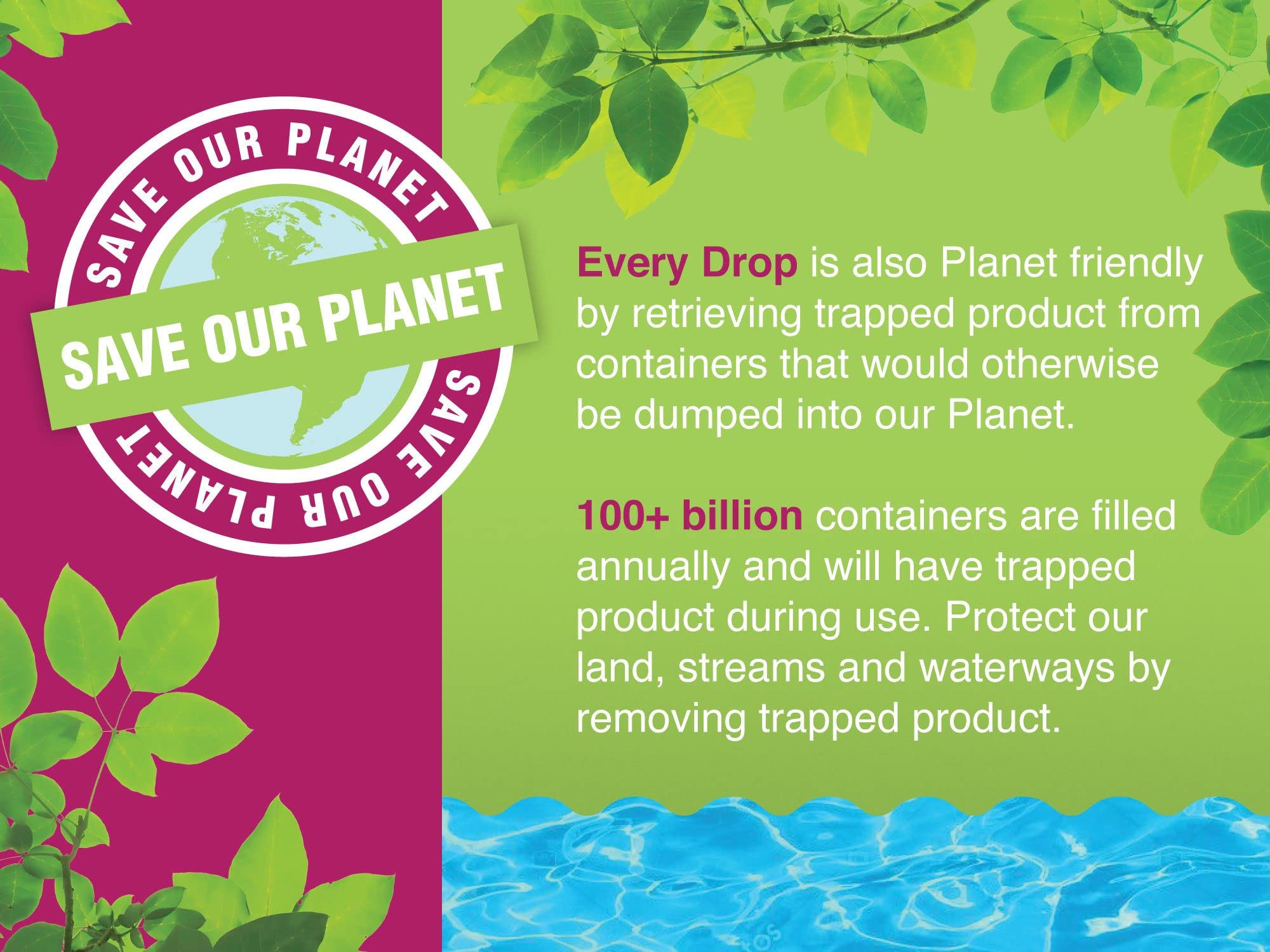 Every drop Beauty Spatula 8, only product with ADDITIONAL under bottle rim feature, 2 Spatulas (most trapped product under bottl