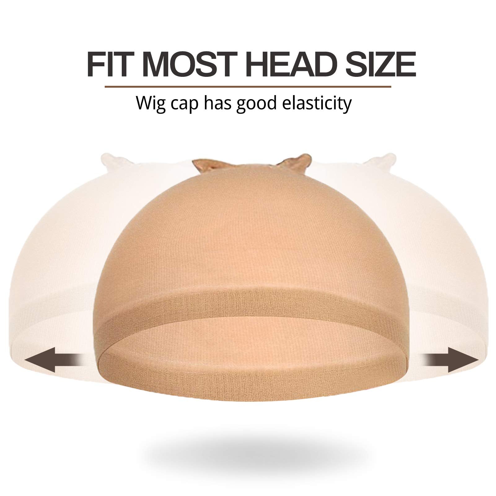 Smilco 30Pcs Lace Wig Caps For Women, Bald Cap, Non-Slip Stocking Caps - Ideal For Beauticians, Drag Queens, And Film/Stage Perf