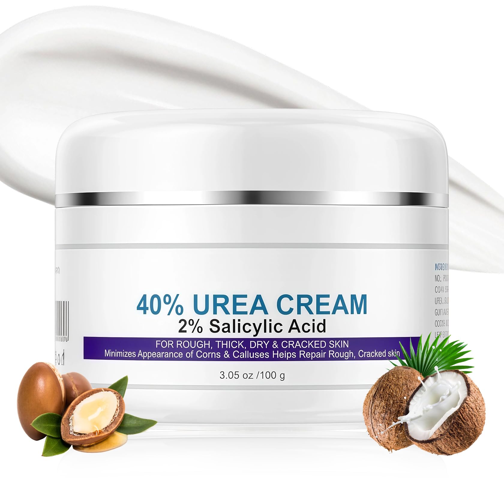 DuoZeng 40% Urea Cream for Feet with 2% Salicylic Acid,3.05 Oz