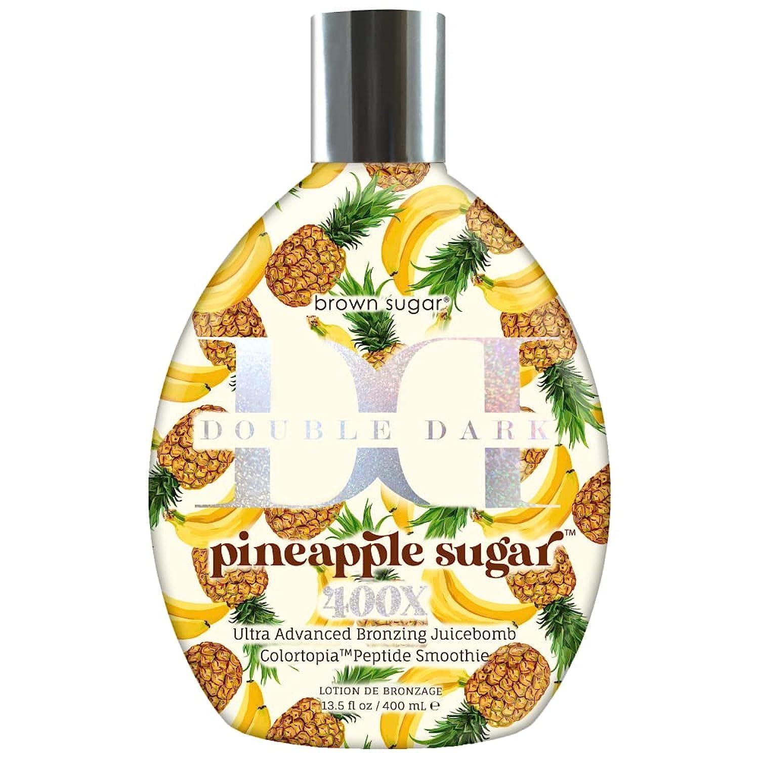 Brown Sugar Pineapple Sugar 400X Ultra Advanced Double Dark Bronzing Juicebomb 13.5oz