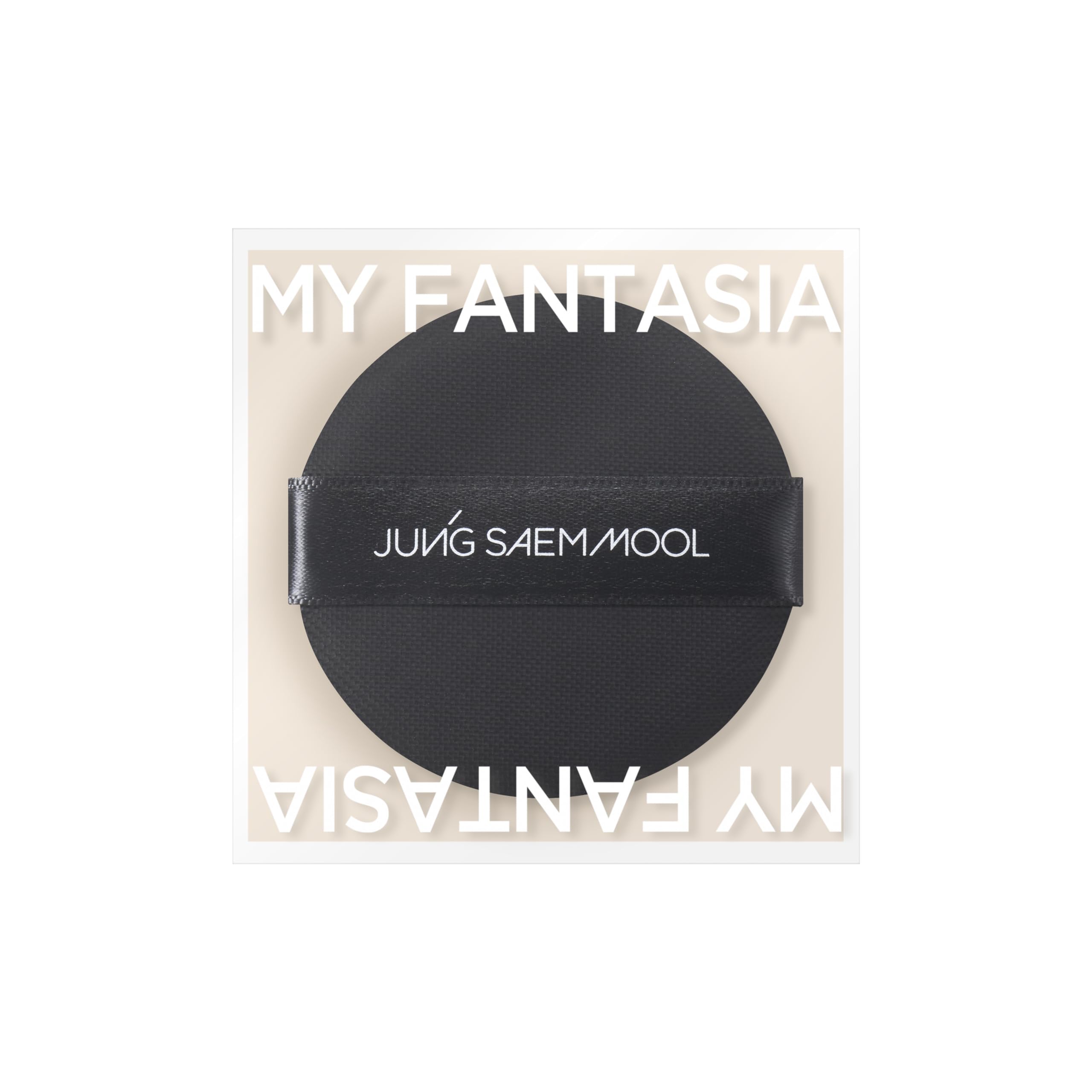 [Jungsaemmool Official] Cushion Puff Set (10P) Black