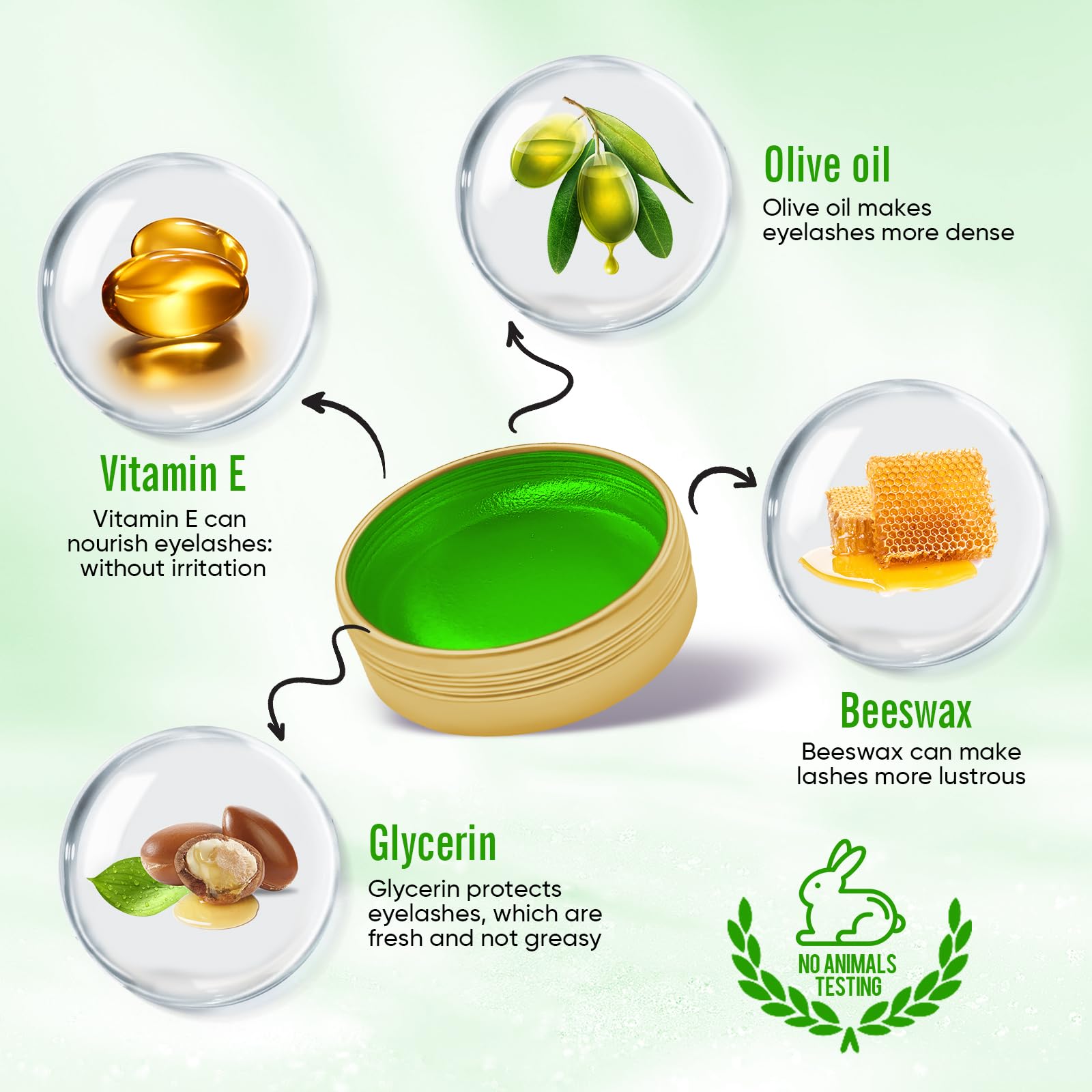 Permania Lash Lift Glue Balm, Lash Lift Adhesive New Brow Lamination Glue Soft Fruity Strong Viscosity And Water Solubility For