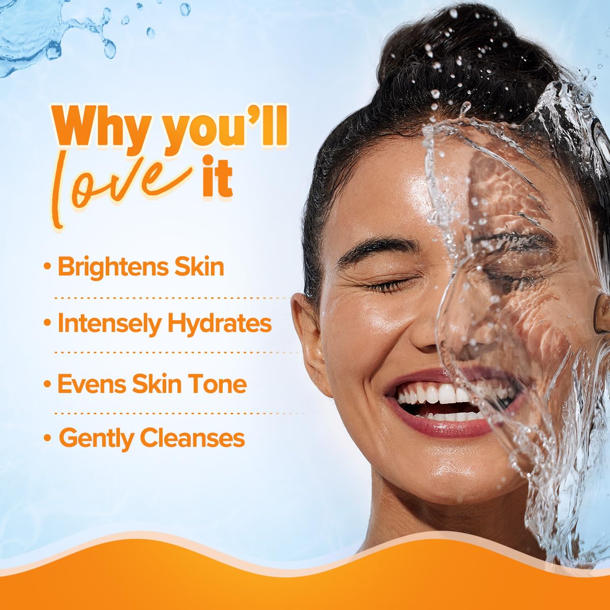 Aqualogica Glow+ Smoothie Face Wash | with Vitamin C & Papaya | Gently Cleanses Dirt & Impurities | Helps Reveal Healthy Glowing