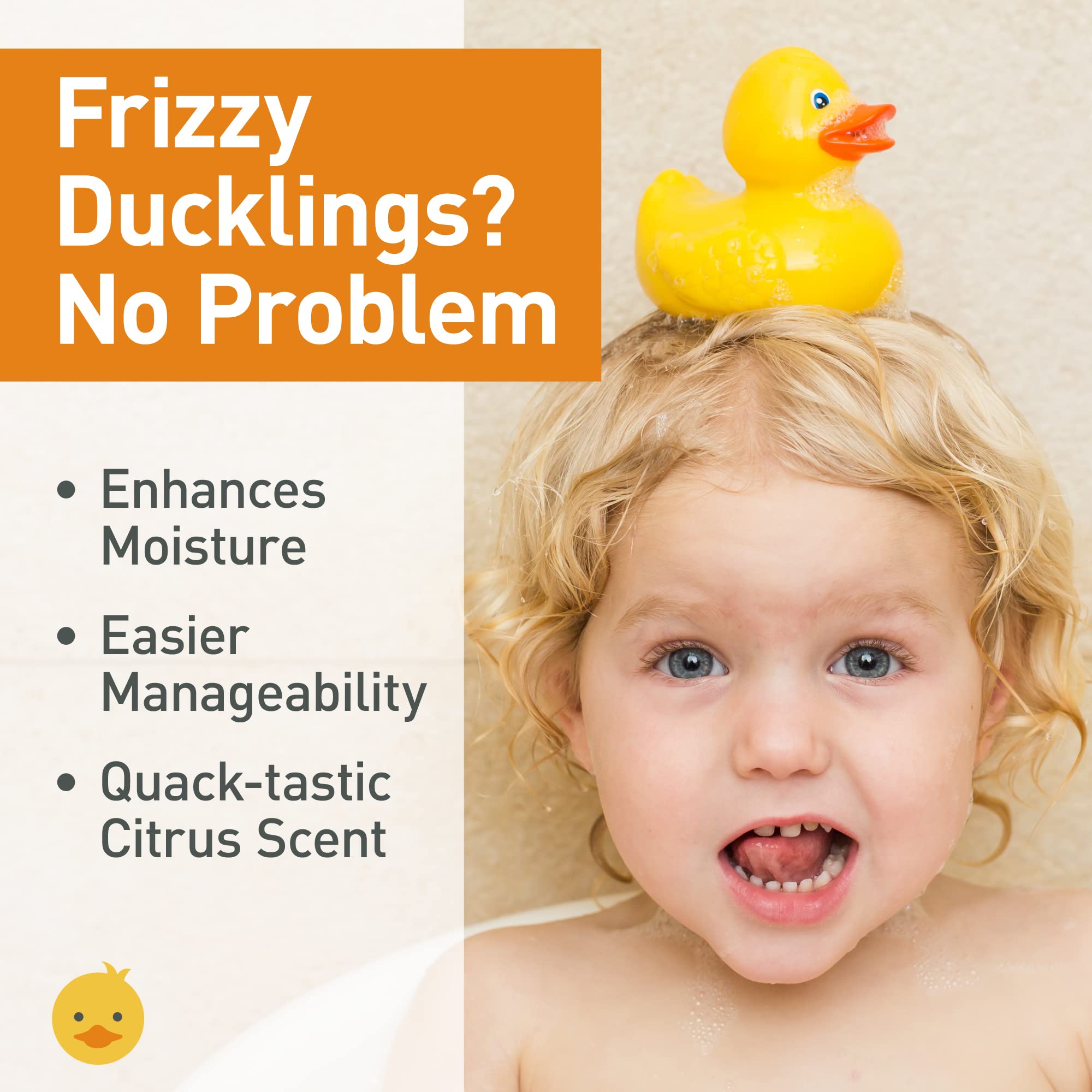 FuzzyDuck Detangle & Leave-in Conditioner for Fine, Thick, Wavy, Curly & Kinky-Coily Natural hair, Anti Frizz Curl Moisturizer,