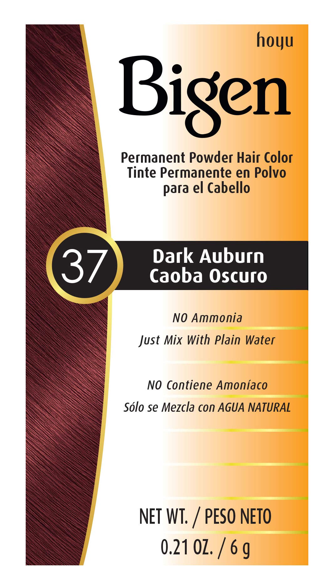 #37 Dark Auburn Bigen Permanent Powder - 12 Pack
