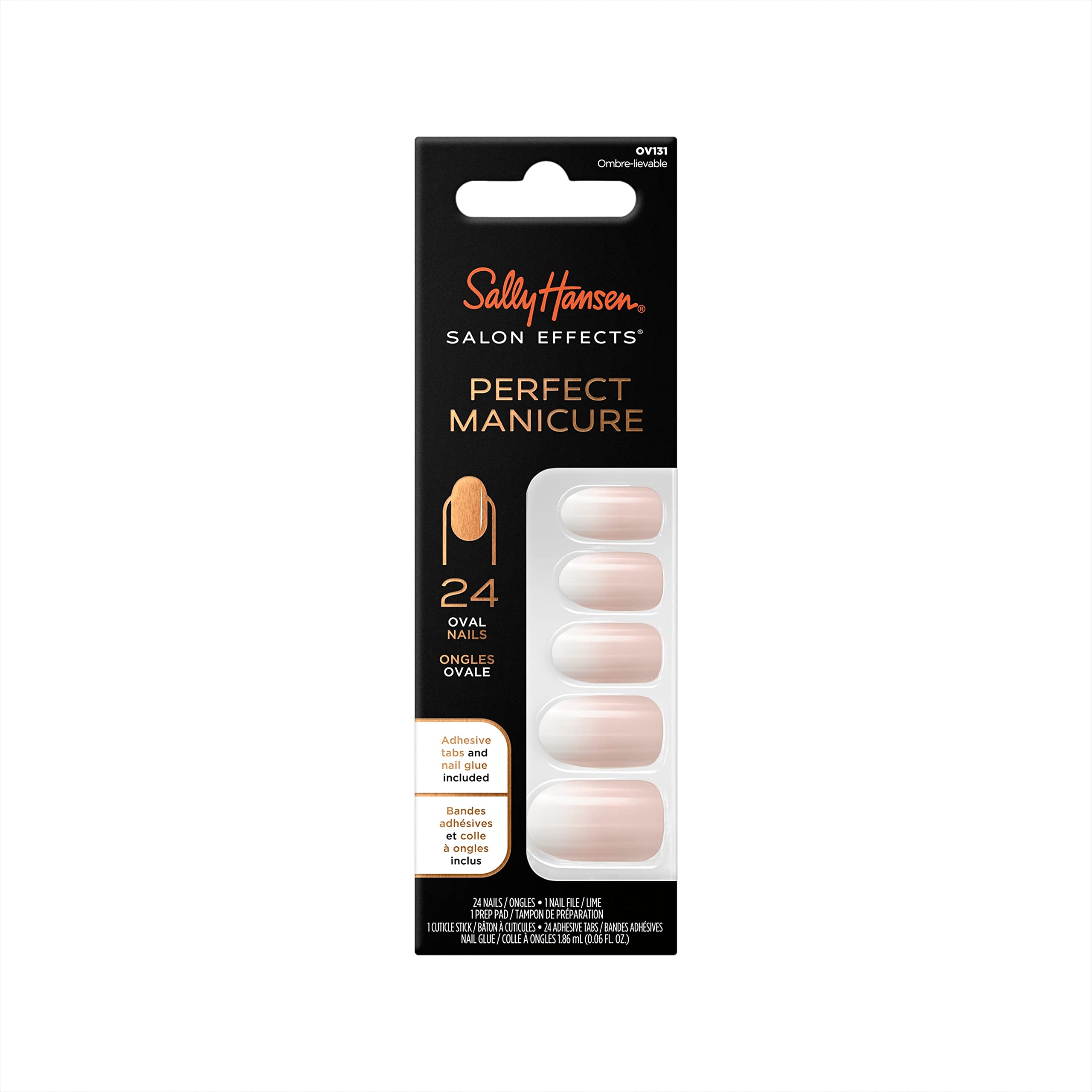 Sally Hansen Salon Effects Perfect Manicure Press On Nails Kit, Ombre-Lievable