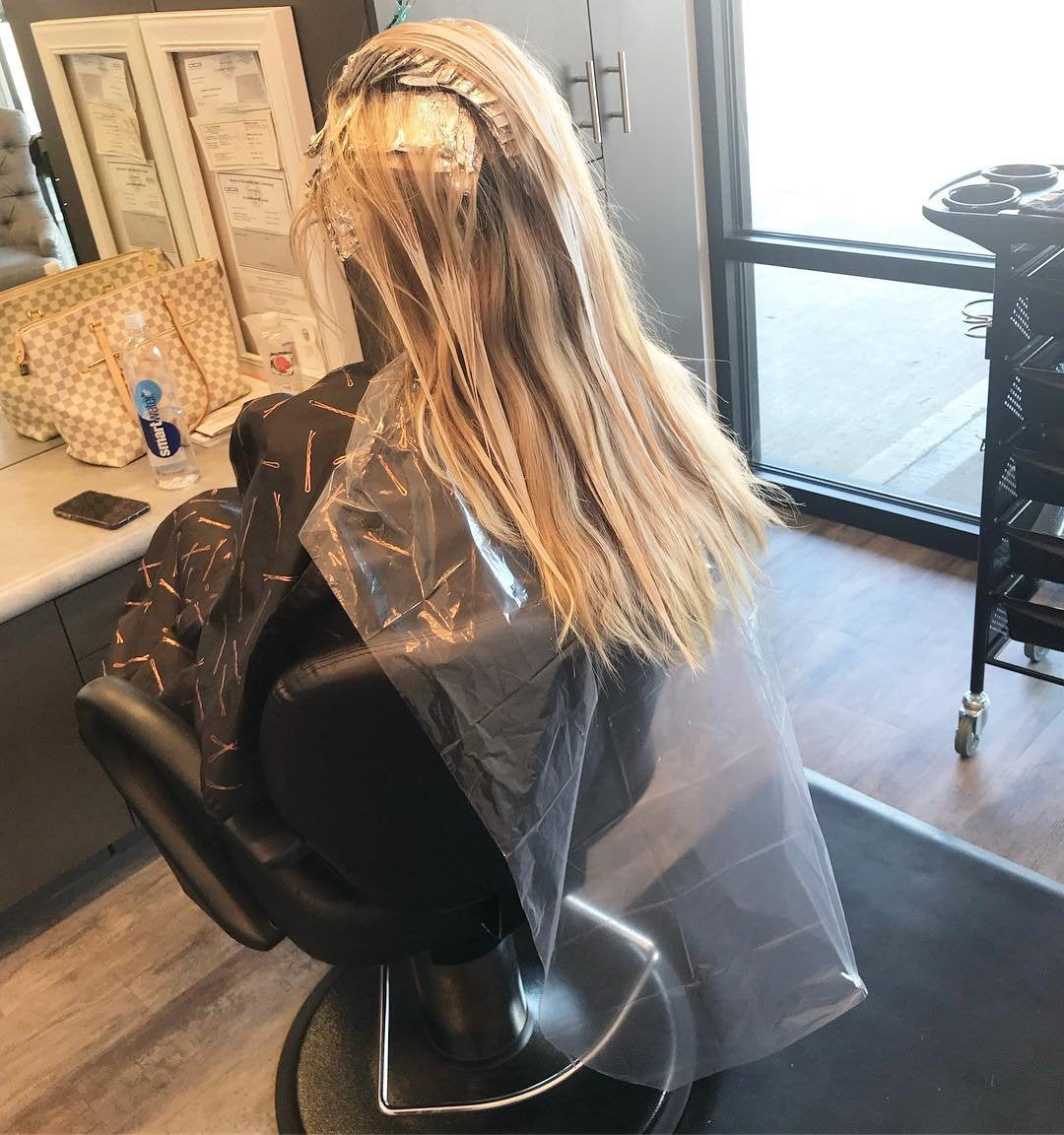 FRAMAR Backwards Bib Disposable Capes - Transparent, Biodegradable, One Size Fits All, Model BB-CLR, 50 Bibs for Salons and Barbers