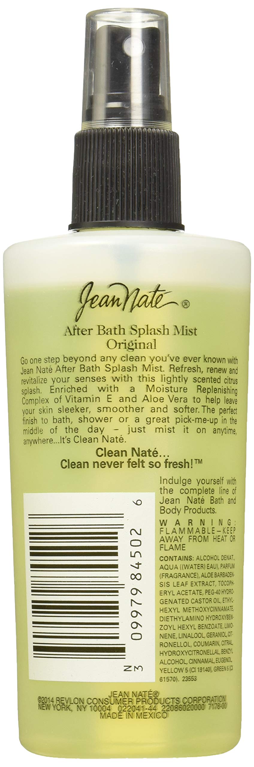 Jean Nate After Bath Splash Mist, 8 Ounce