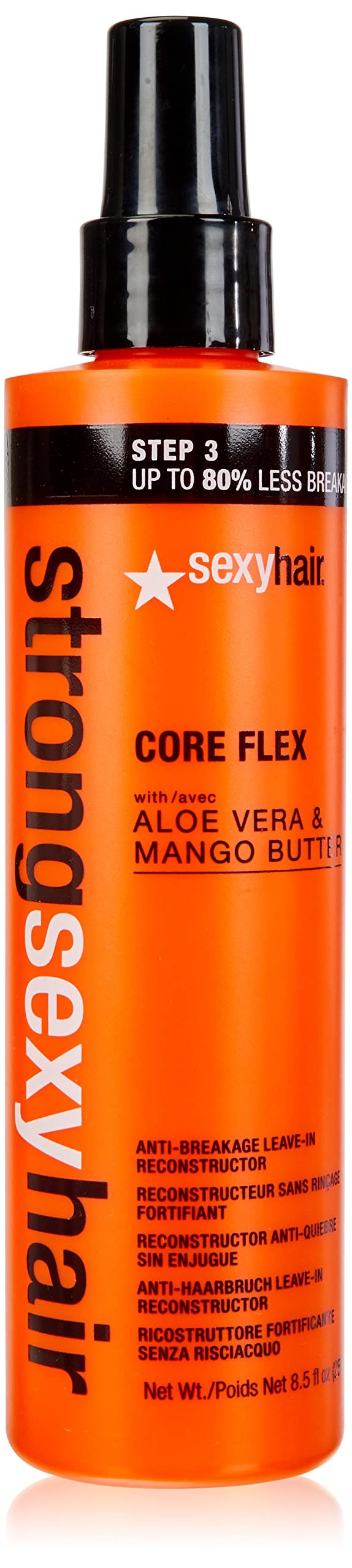 SexyHair Strong Core Flex Anti Breakage Leave-In Reconstructor, 8.5 Oz