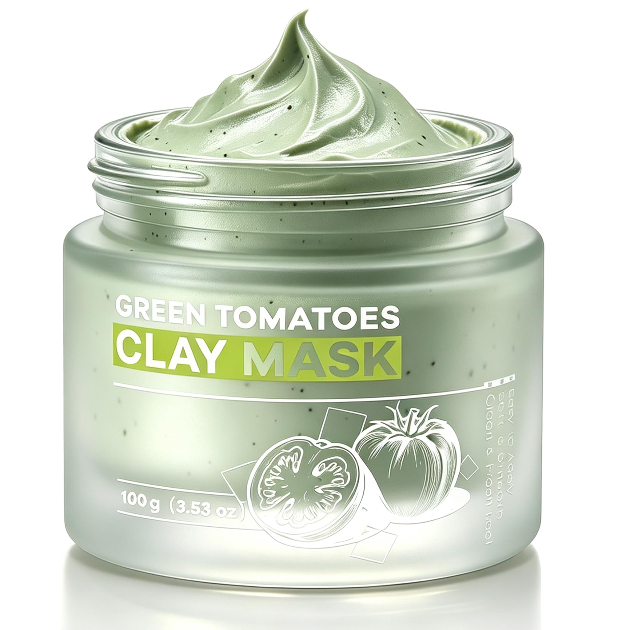 VREOM Green Tomato Clay Mask 2in1 Deep Cleanser with Kaolin & Bentonite