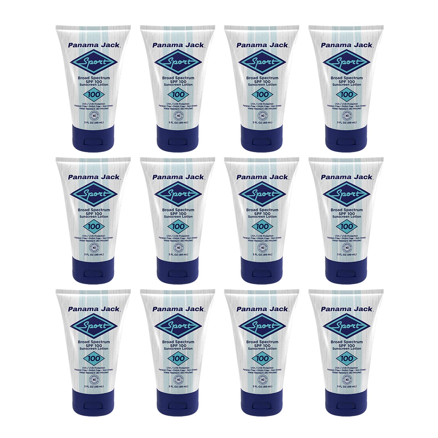 Panama Jack Sport Sunscreen Lotion - Spf 100, Broad Spectrum Uva/Uvb Protection, Non-Greasy, Paba, Paraben, Gluten & Cruelty Fre