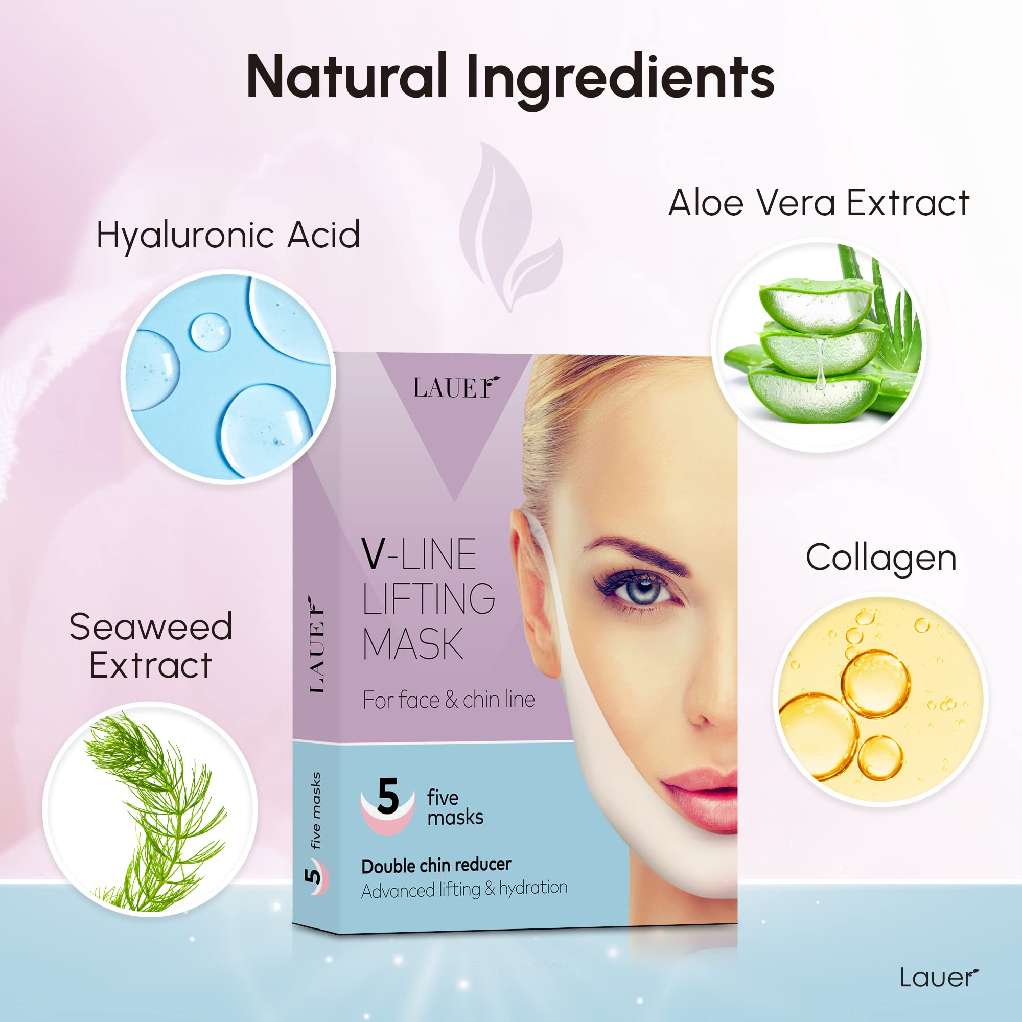 V Shaped Slimming Face Mask V Line Lifting Belt Double Chin Eliminator Neck Lift Tape Face Patch For Firming Tightening Skin Chi