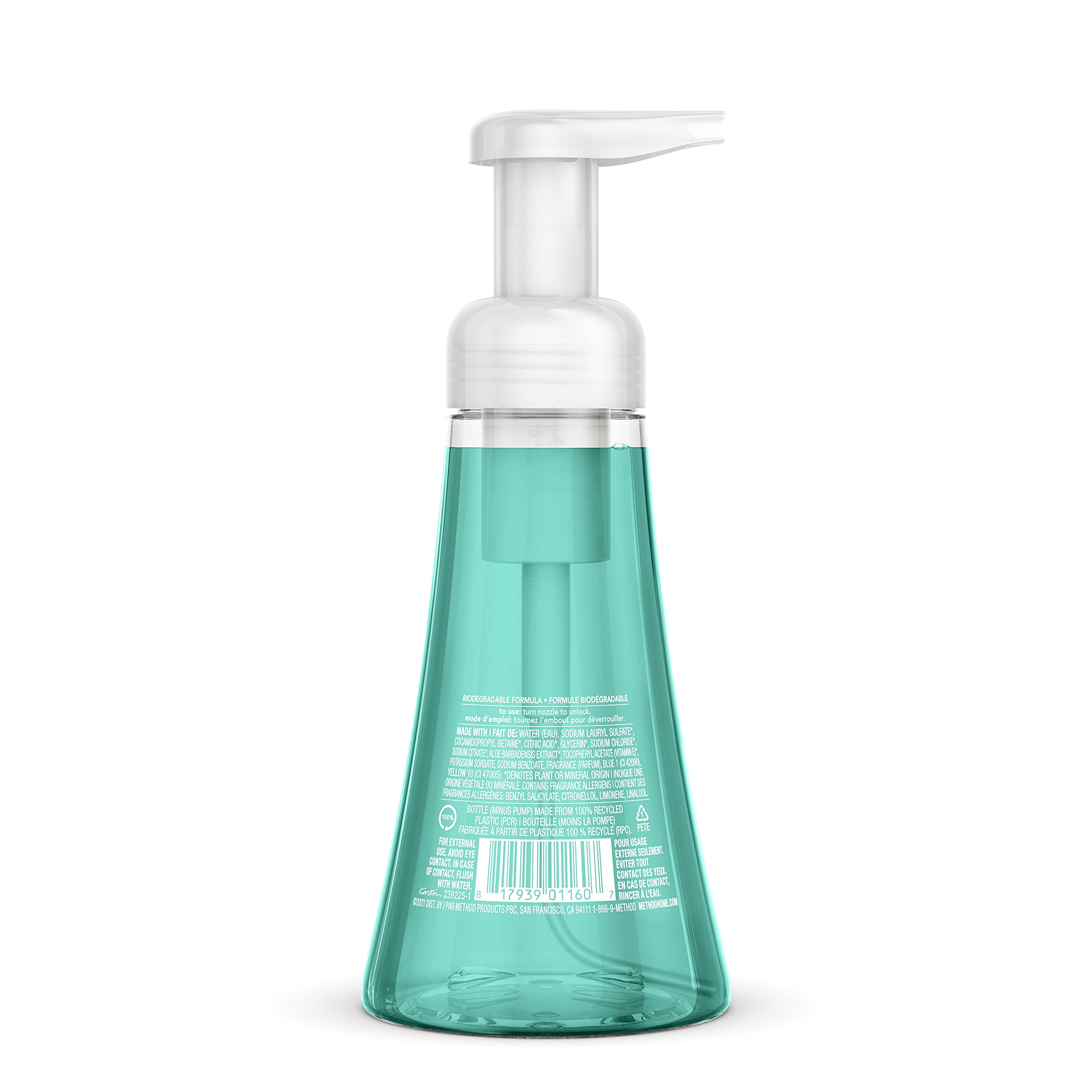 Method Foaming Hand Soap, Waterfall, Paraben And Phthalate Free, Biodegradable Formula, 10 Fl Oz (Pack Of 6)