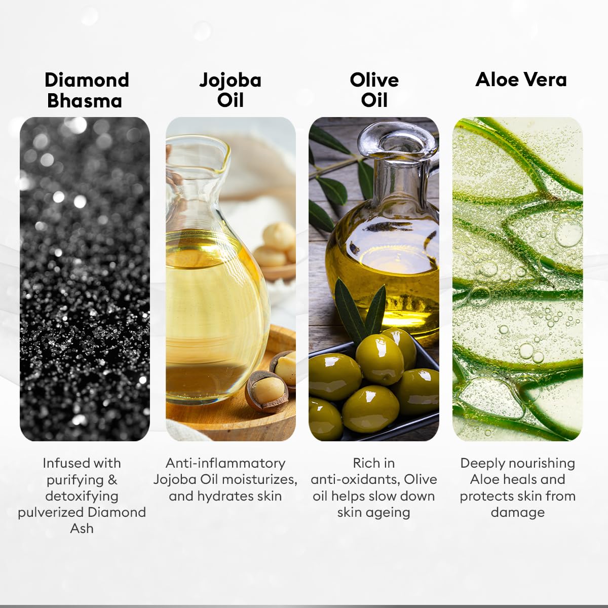 Vlcc Diamond Facial Kit - Multi Use | Salon Like Facial In Just 6-Steps | Includes Cleanser, Scrub, Cream, Face Pack, Moisturizi