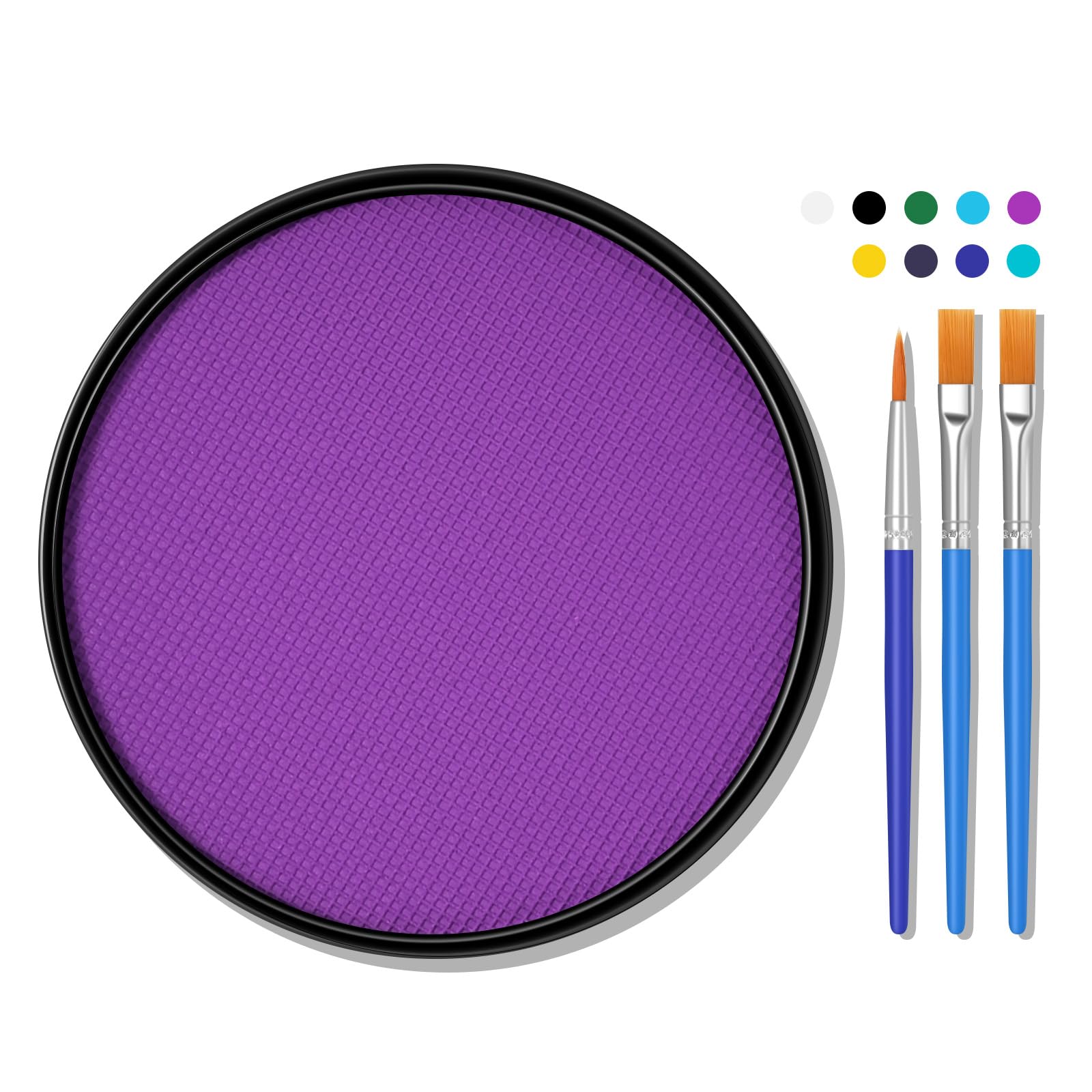 FREEORR Purple Face Body Paint Makeup 30G,Professional Stage Screen Halloween,Face Body Paint Makeup for Halloween Costume Theat