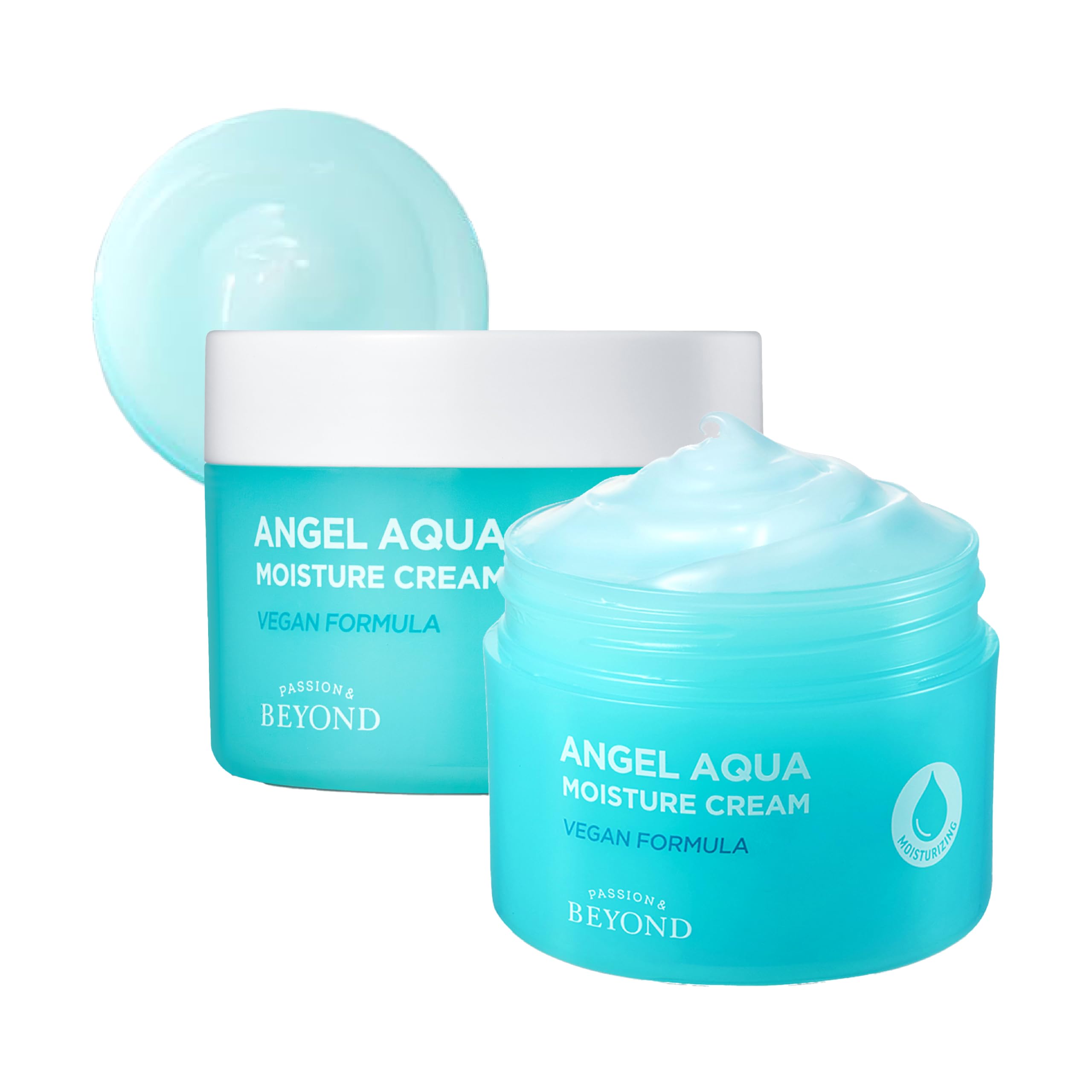 Beyond Angel Aqua Cream (5.1Fl Oz) - Instant Cooling, Hydrating, Soothing Lightweight Face Gel Moisturizer, Sleeping Mask. Korea