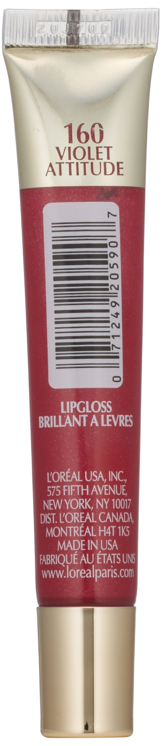 L'Or  Al Paris Colour Riche Le Gloss, Violet Attitude, 0.4 Fl. Oz.