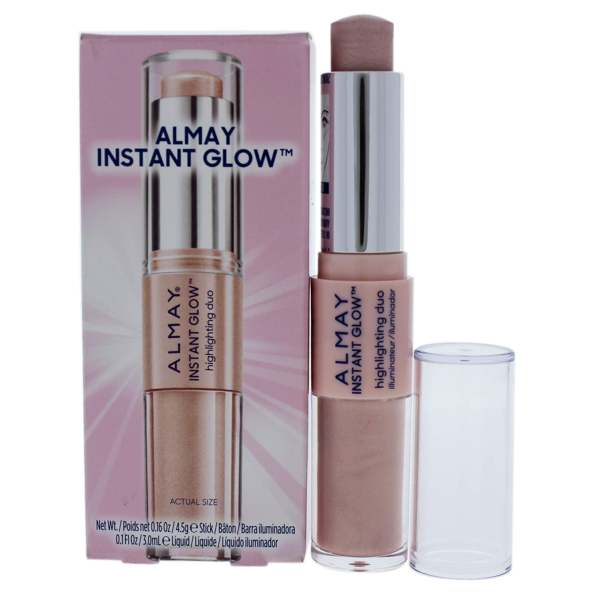 Almay Instant Glow Highlighting Duo, Soft Glow, 0.1 Fl. Oz. Highlighter Makeup