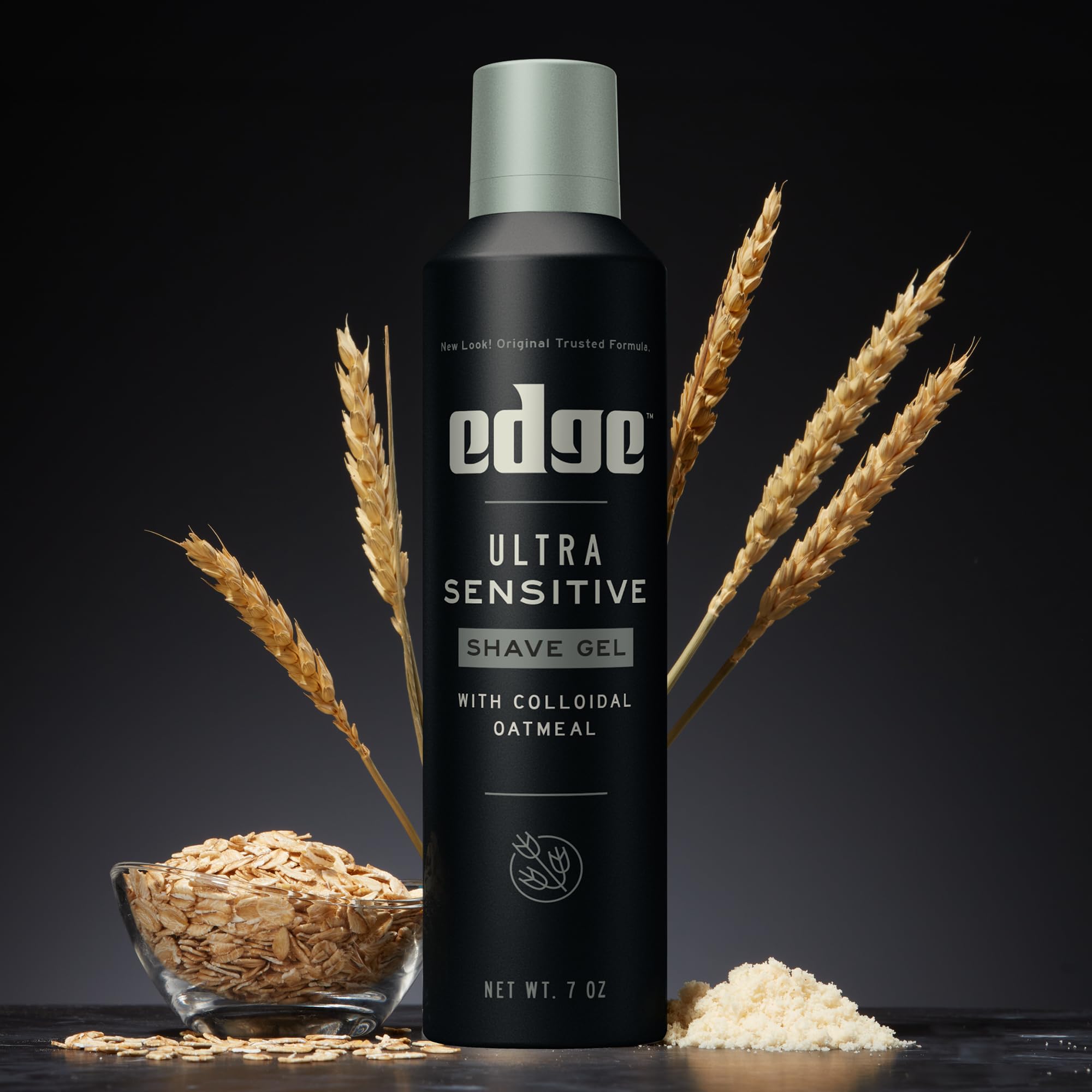 Edge Shaving Gel for Men, Ultra Sensitive with Colloidal Oatmeal, (6 Pack) - Shave Gel For Men That Moisturizes, Protects and So