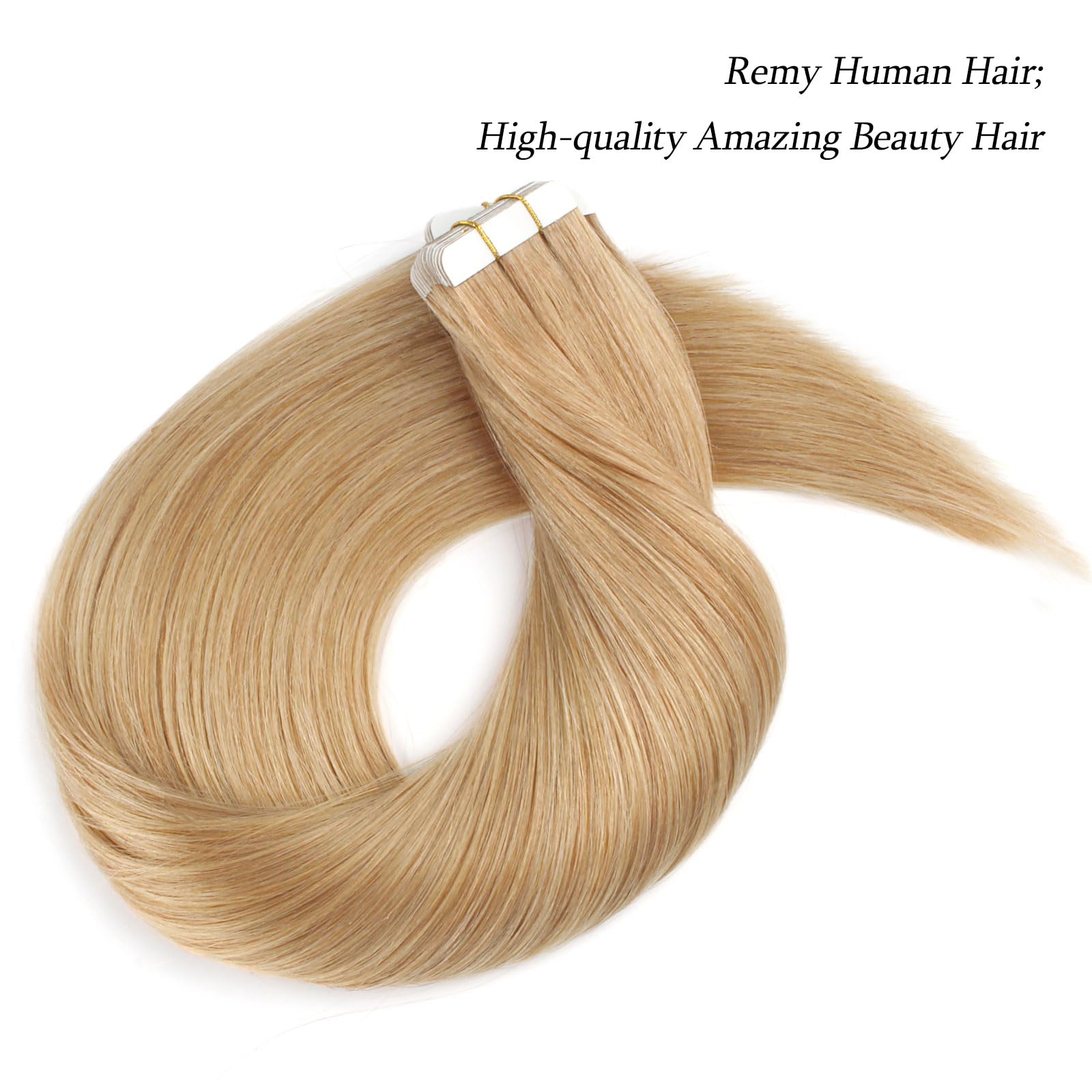 Abh Amazingbeauty Hair Semi-Permanent Real Remi Remy Human Tape In Hair Extensions 50G 20Pcs Skin Weft Tape Attached Invisible S