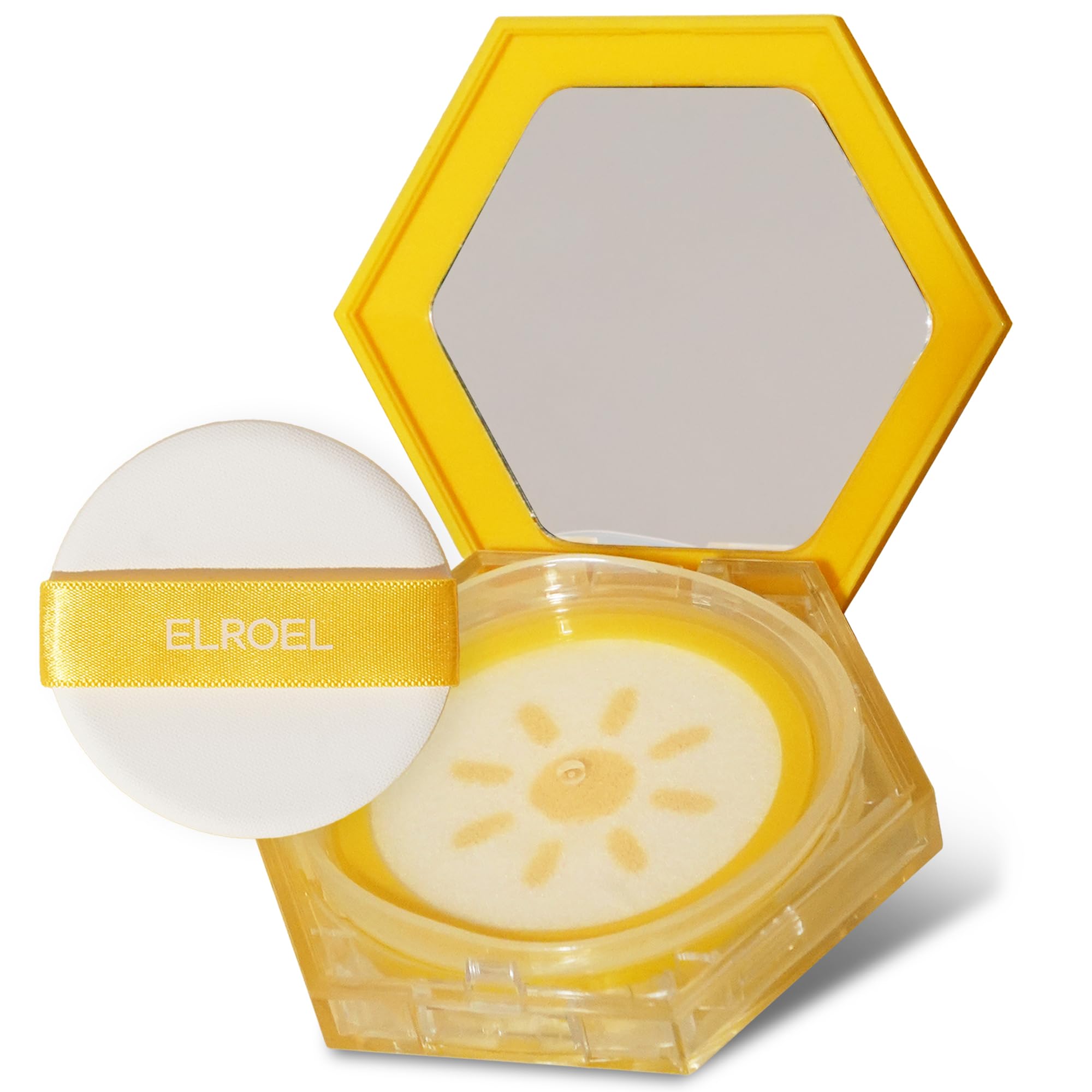Elroel Pang Pang Sun Cushion Plus - Korean Sunscreen Cushion Broad Spectrum Spf50+ Pa++++ W/Aloe Vera Hypoallergenic & Lightweig
