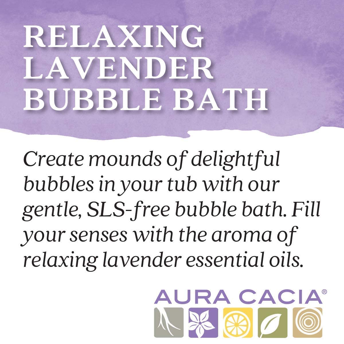 Aura Cacia Bubble Bath Lavender Relaxing