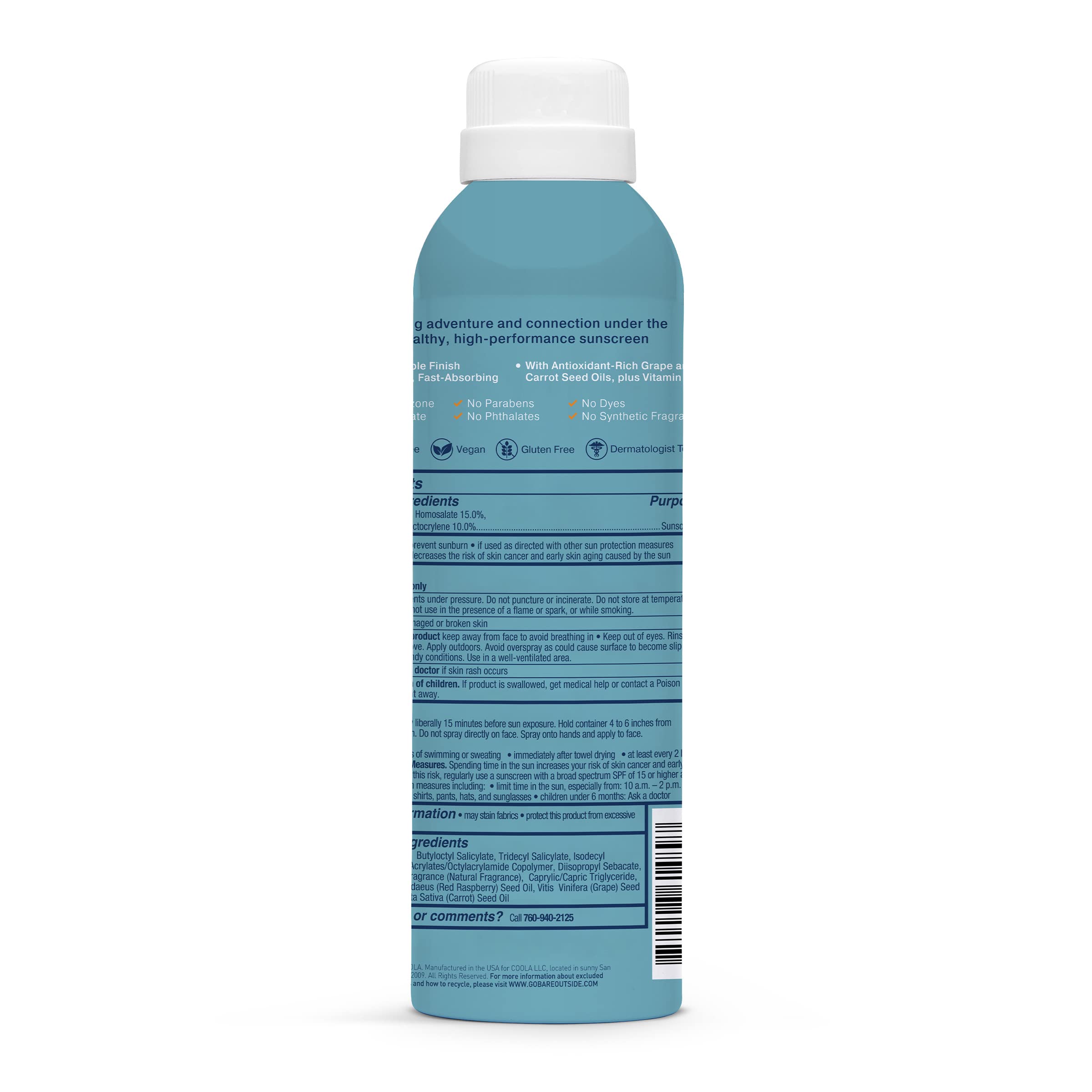 Bare Republic Clearscreen Sunscreen Spf 100 Sunblock Spray, Water Resistant With An Invisible Finish, 6 Fl Oz