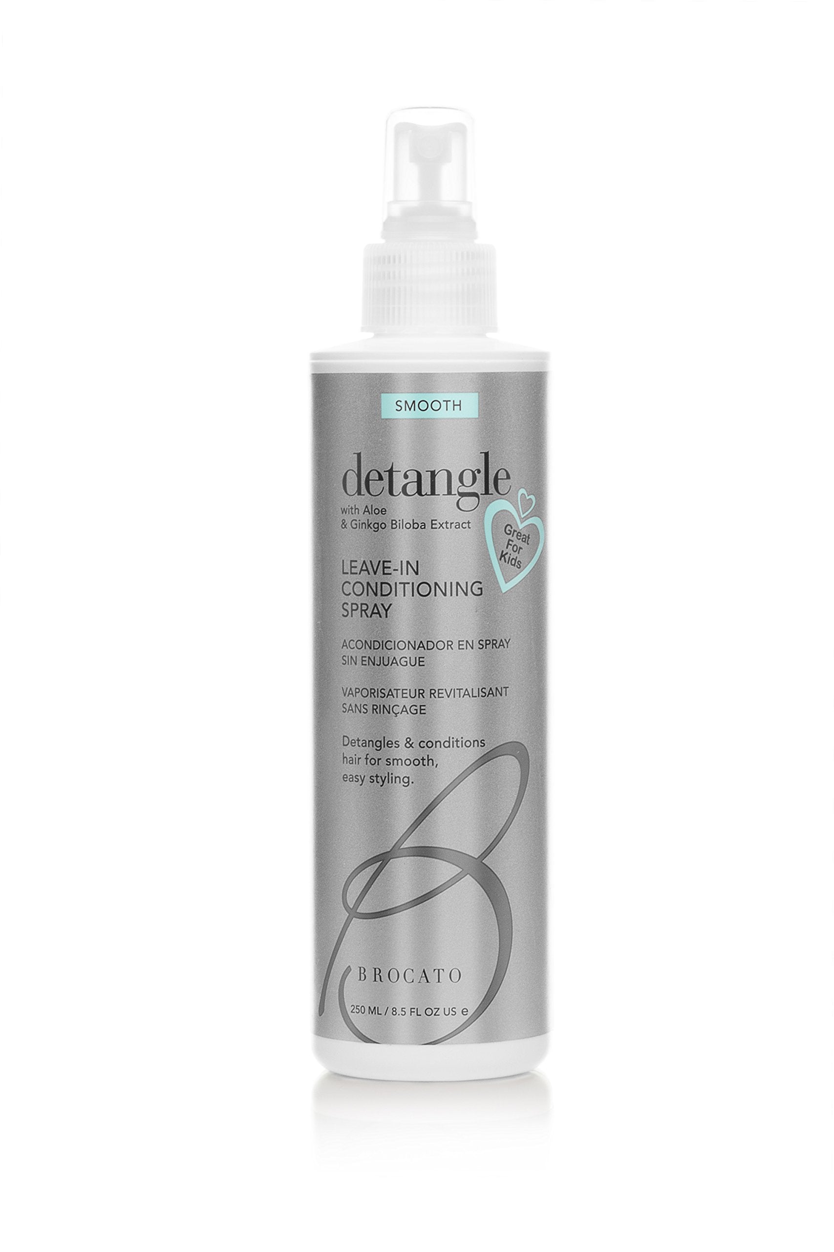 Brocato Detangle Leave In Conditioner Spray: Hair Detangler & Conditioning Spray for Women to Smooth Hair, Tame Frizz & Provide 