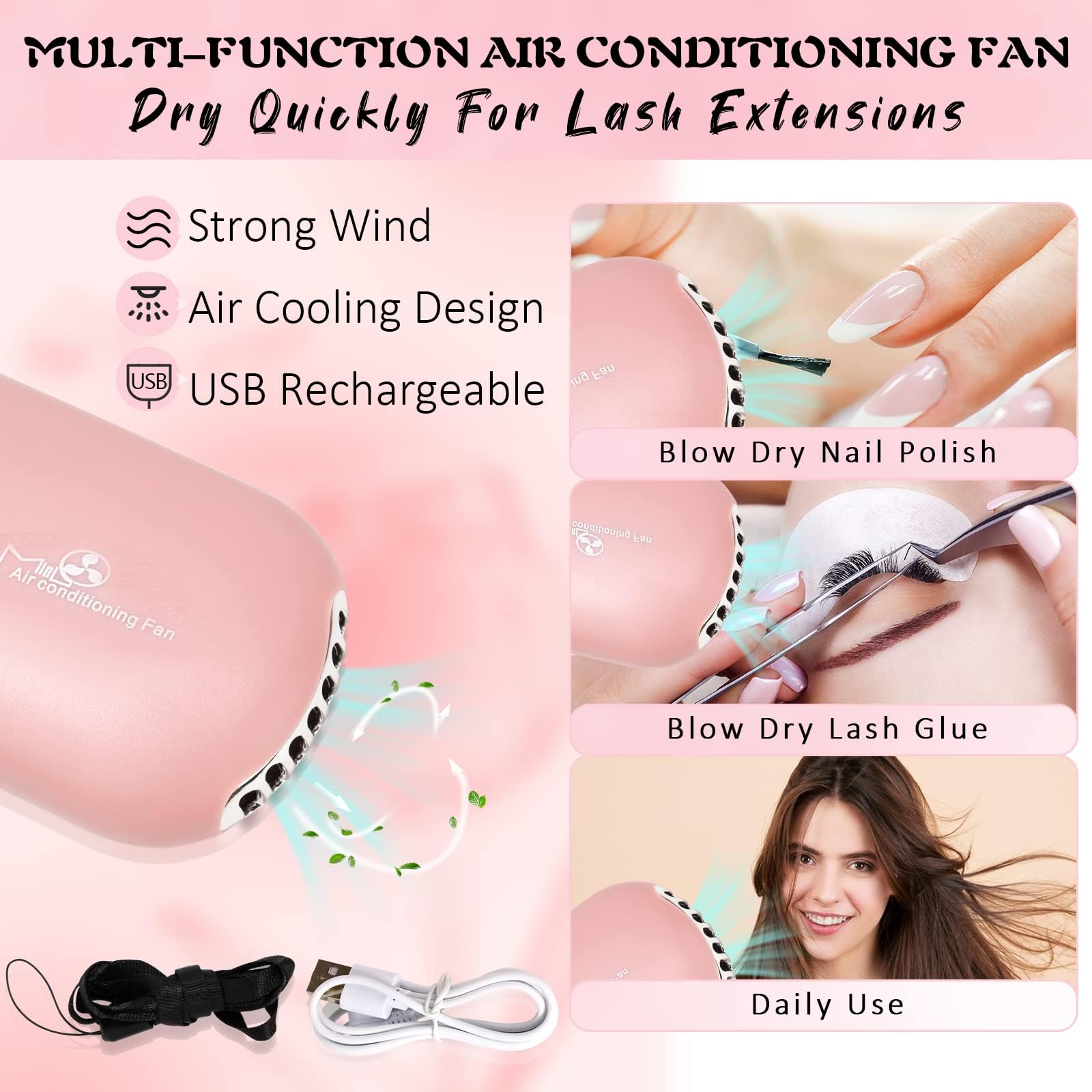 Emeda Lash Shampoo For Extensions Cleaning Bath Kit For Cluster Lashes, Fan Brush Wash Bottle Hair Band, Oil Free Foam Soap Clea