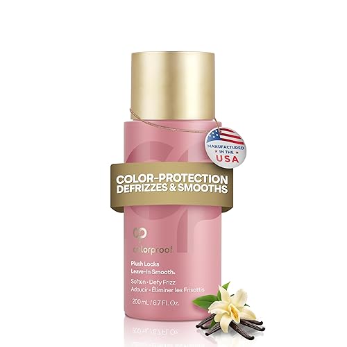 Colorproof Evolved Color Care Plush Locks Leave-In Smooth, Anti- Frizz Smoothing Lotion, Protects & Reduces Blow Dry Time, Contr