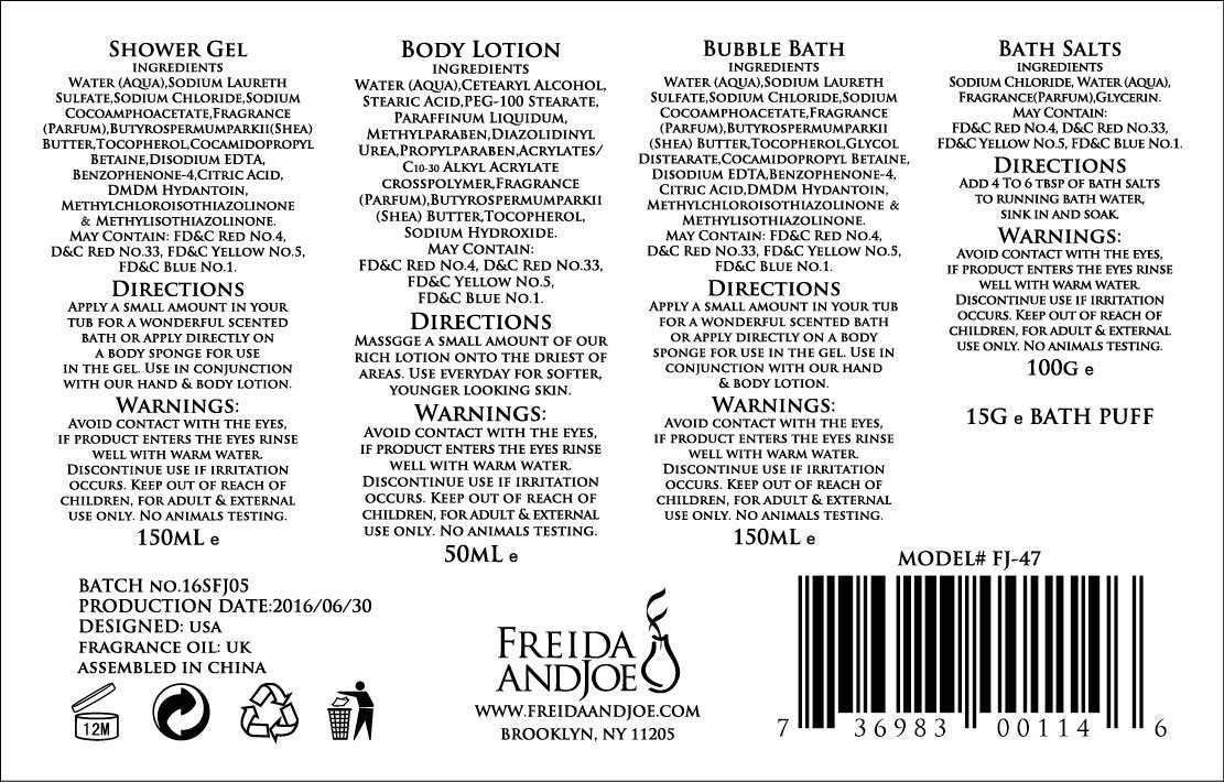 Home Spa Bath Basket Passion Fruit Fragrance Bath & Body Set For Women Contains Shower Gel, Bubble Bath, Body Lotion, Bath Salt