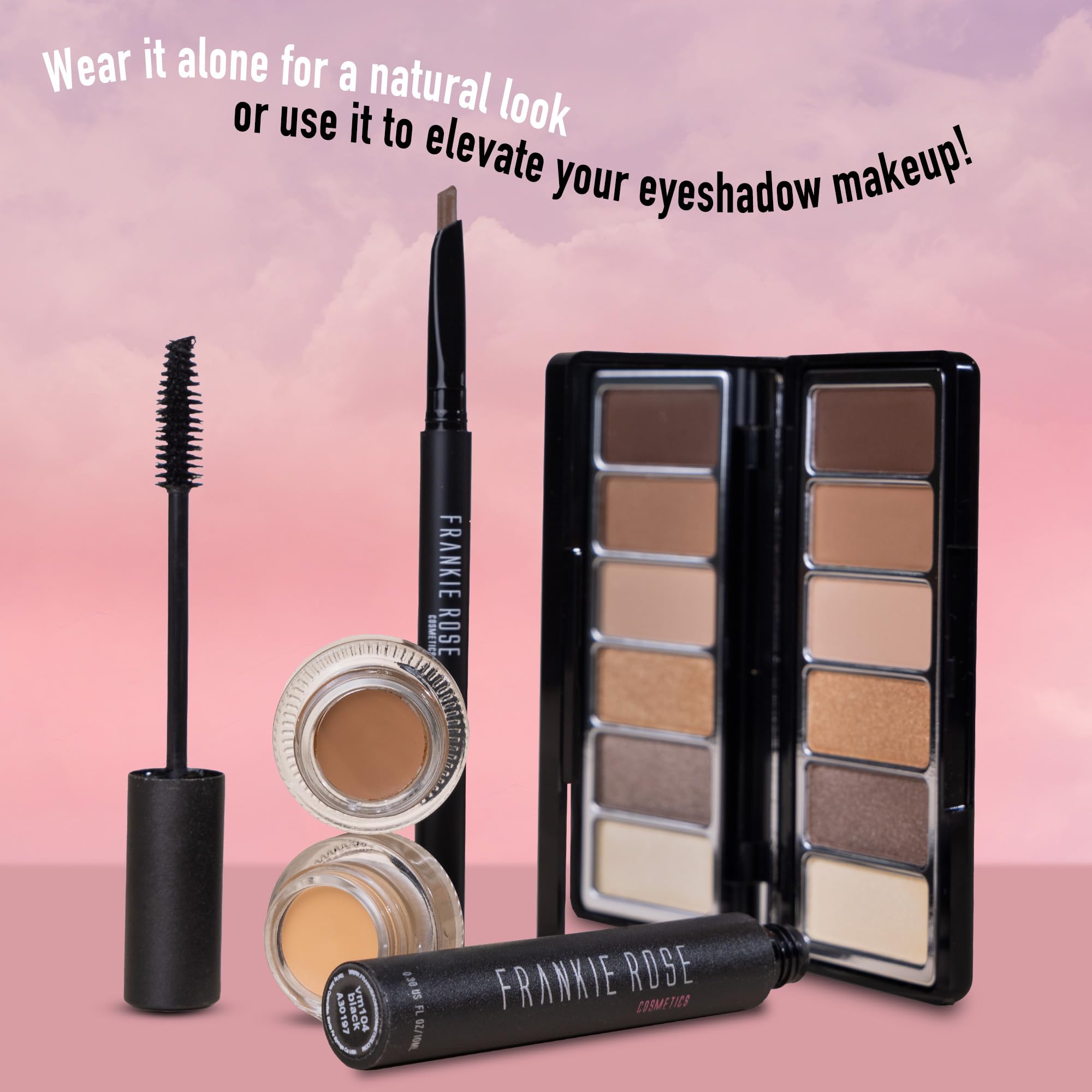 Frankie Rose Weightless Cream Eyeshadow Primer | Long-Lasting Eyelid Primer & Eyeshadow Base, Non-Greasy Formula Eye Primer - Ti