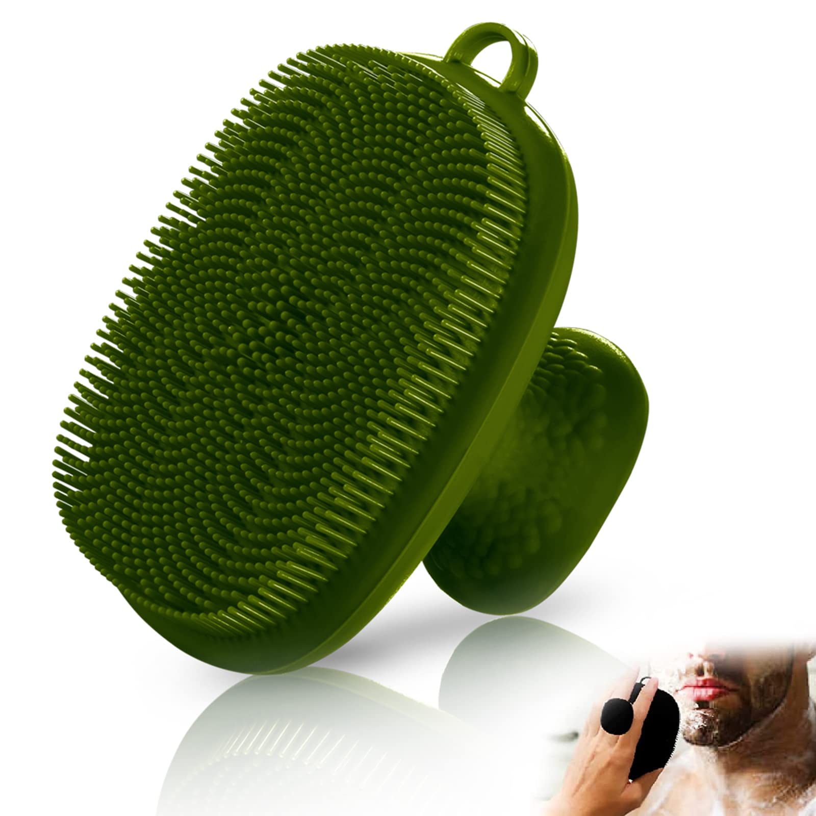 Vwmyq Silicone Face Scrubber For Men Facial Cleansing Brush Silicone Face Wash Brush Manual Waterproof Cleansing Skin Care Face