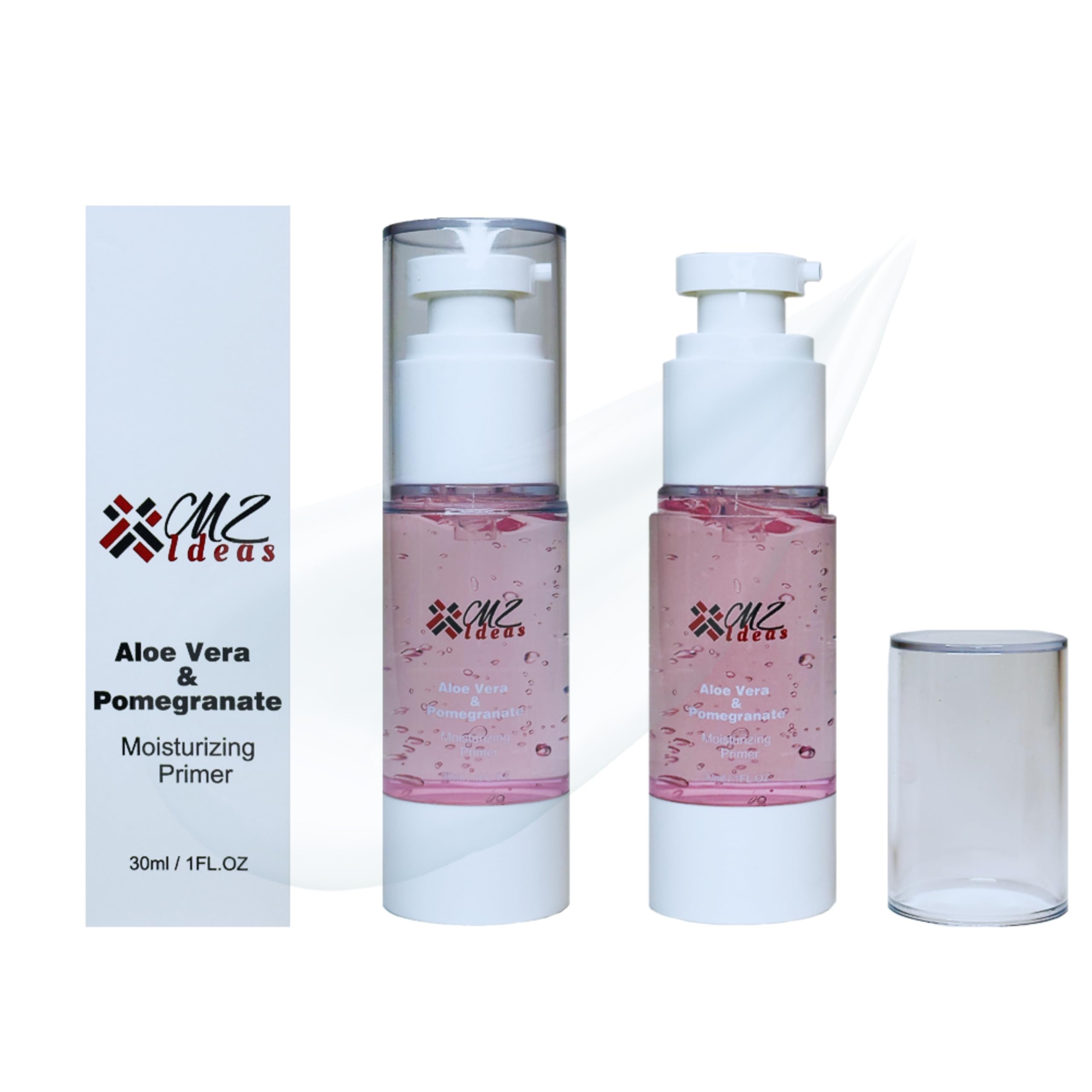 Mz Ideas power grip makeup Primer, combination of Super serum and Primer for smooth skin and long grip makeup, 1.01 FLOZ