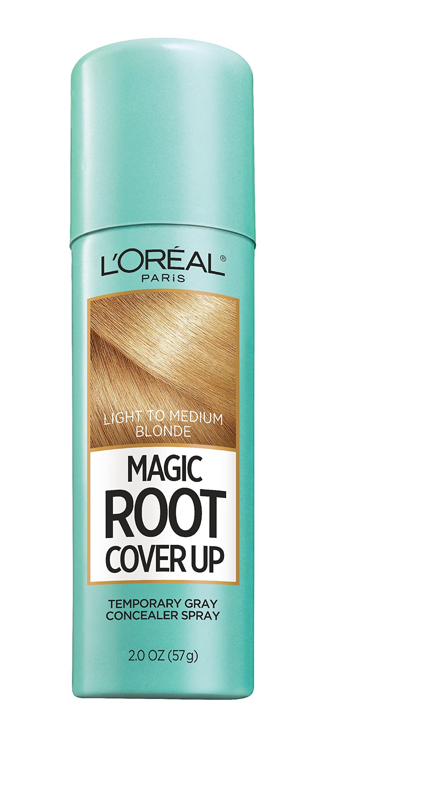 LOreal Paris Magic Root Cover Up Gray Concealer Spray Light to Medium Blonde 2 oz.(Packaging May Vary)