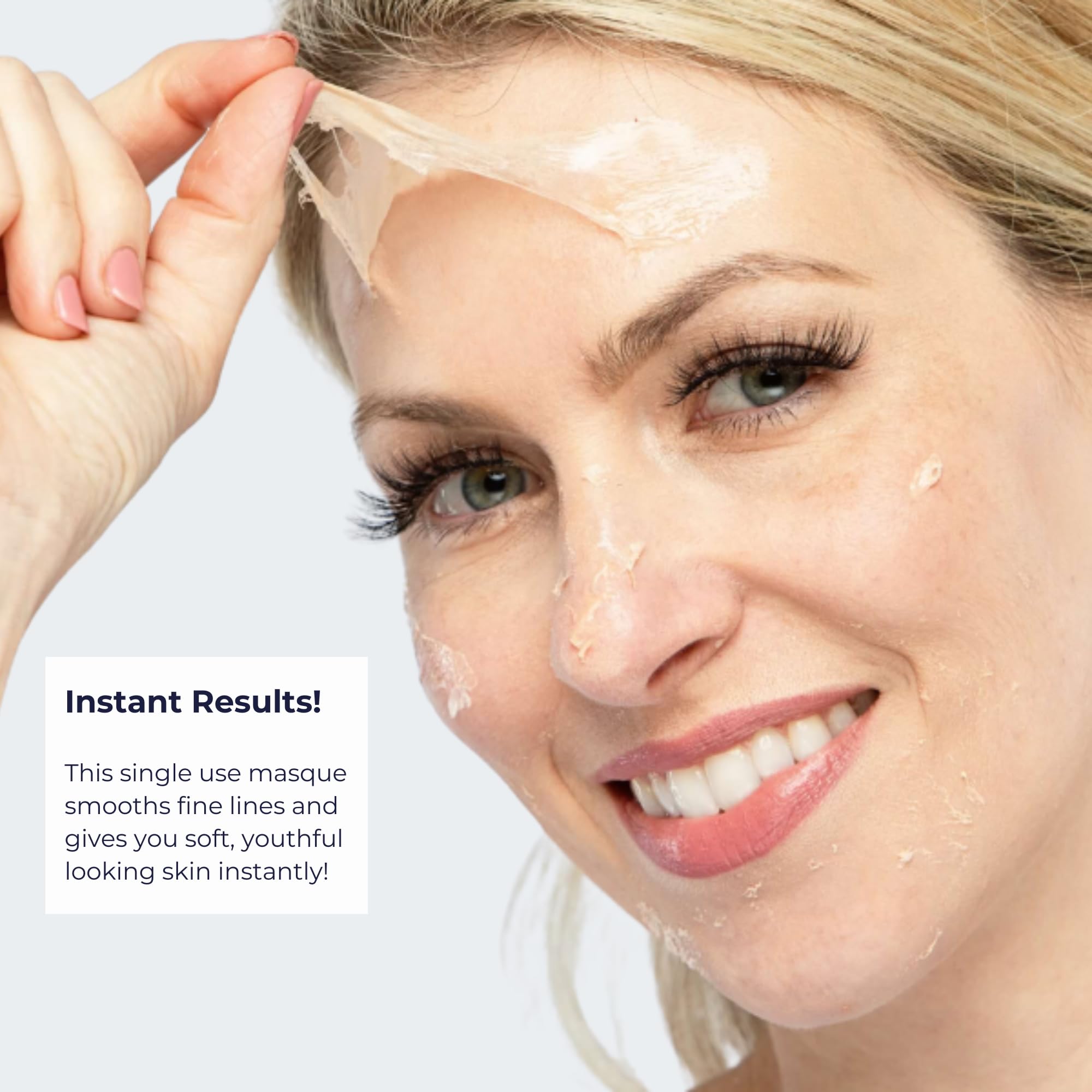 Alana Mitchell Anti Aging Collagen Facial Mask, Peel Off Face Mask Reduces Wrinkles & Fine Lines, Hydrating Face Masks, Tighteni