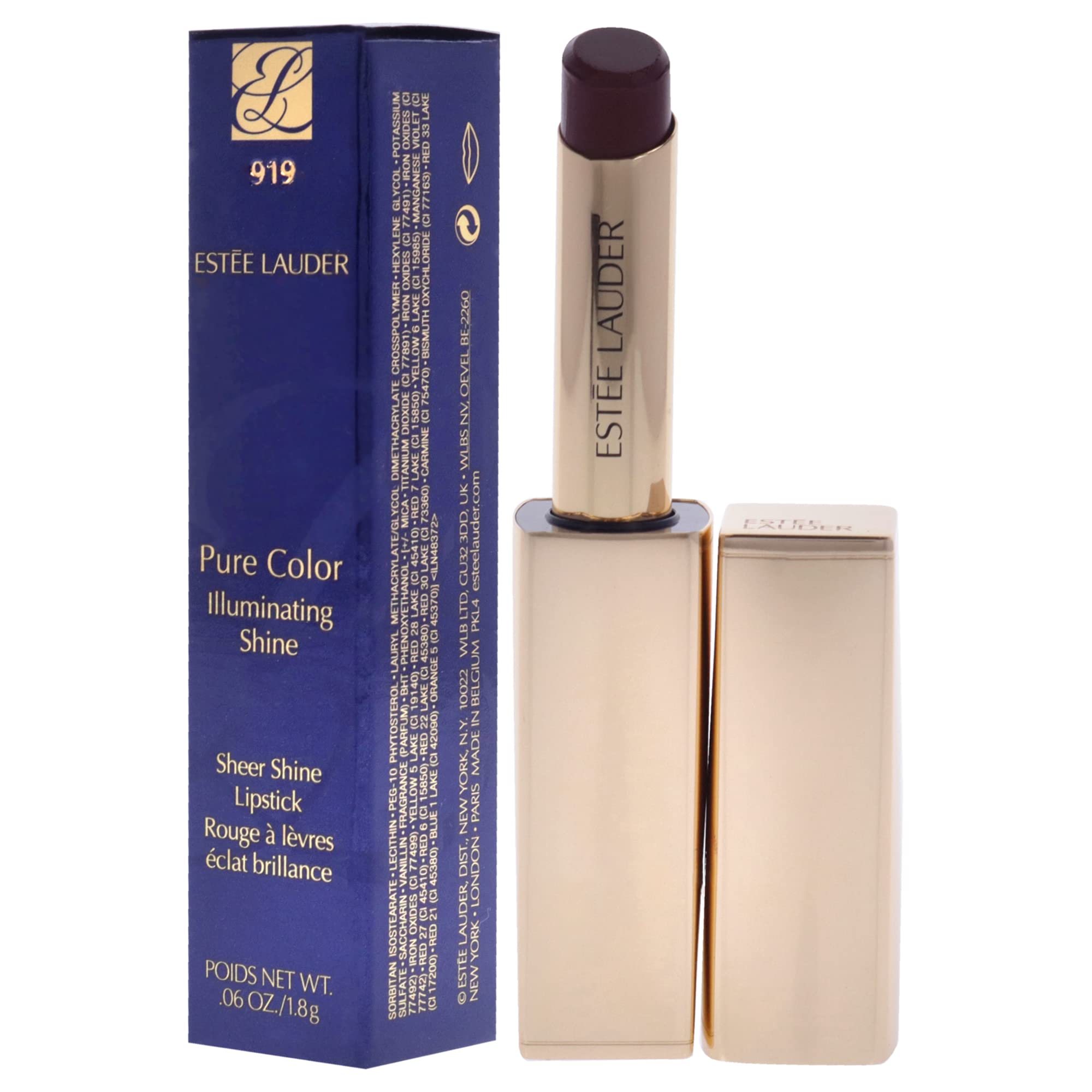 Estee Lauder Pure Color Illuminating Shine Lipstick - 919 Fantastical Lipstick Women 0.06 Oz