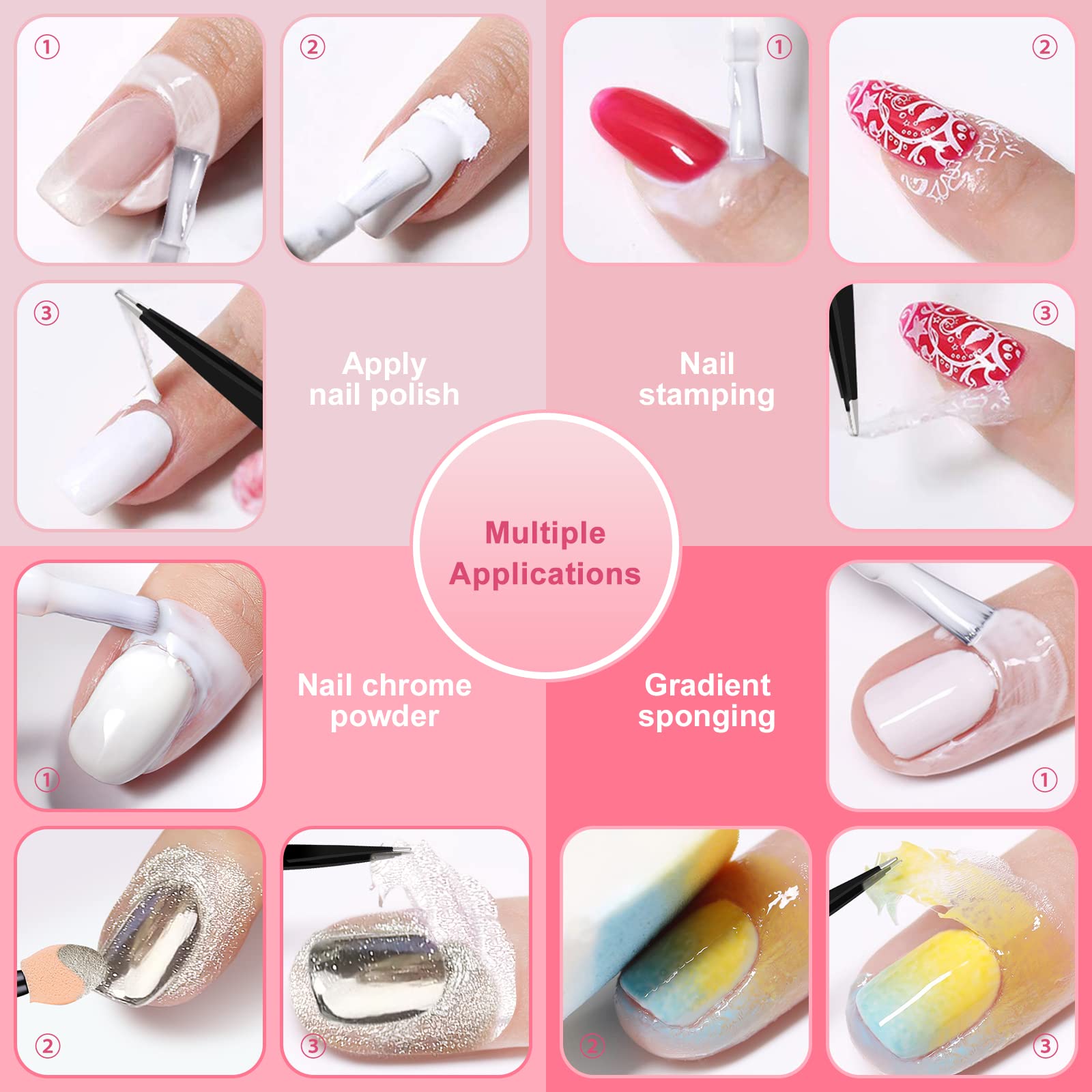 Liquid Latex For Nails, Drmode Nail Latex Tape Peel Off Fast Drying Nail Polish Barrier, Nail Cuticle Guard Protector For Finger