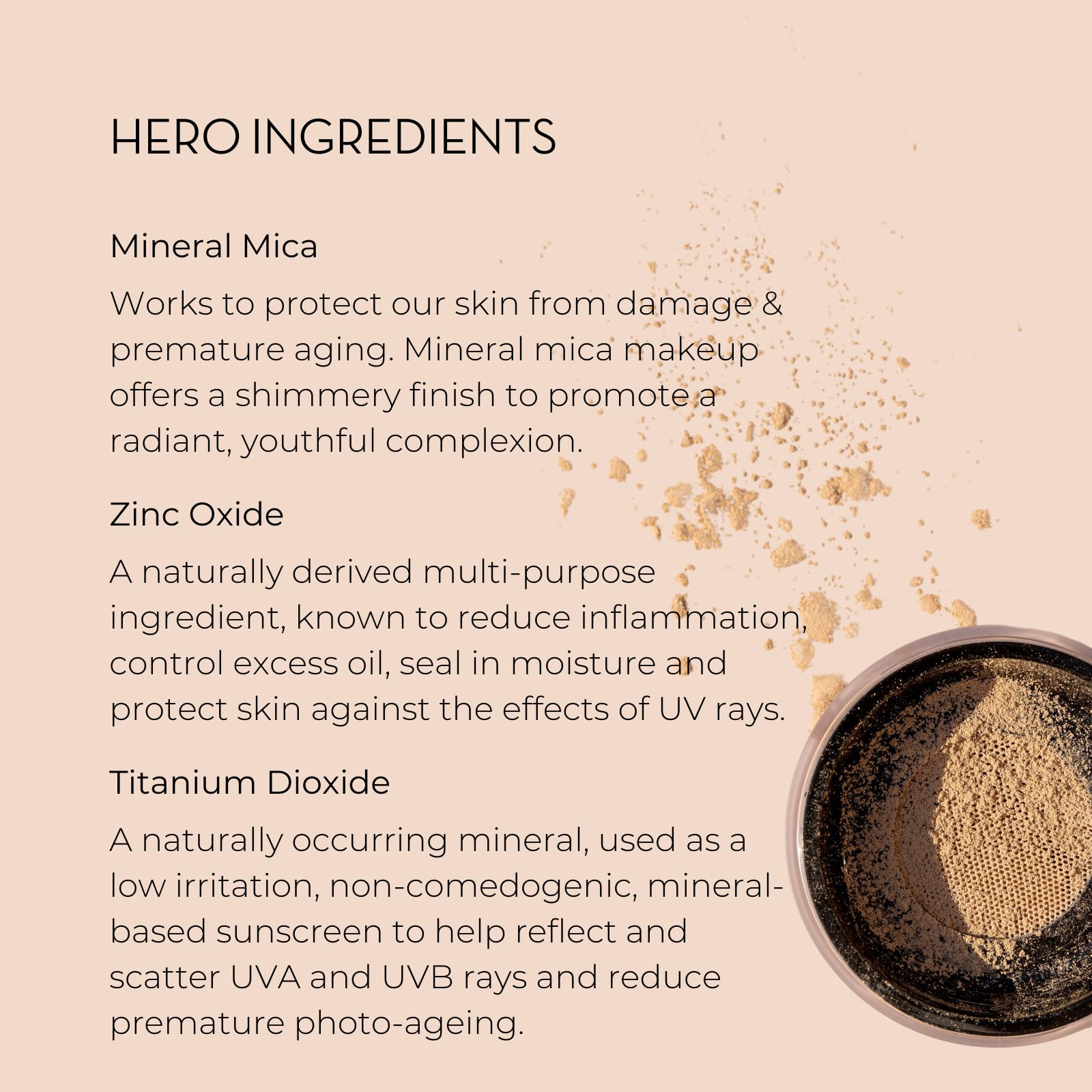 INIKA Organic Mineral Powder Foundation with SPF 25 - Vegan Makeup, Natural Looking, Buildable Coverage, Flawless Radiance & Glo