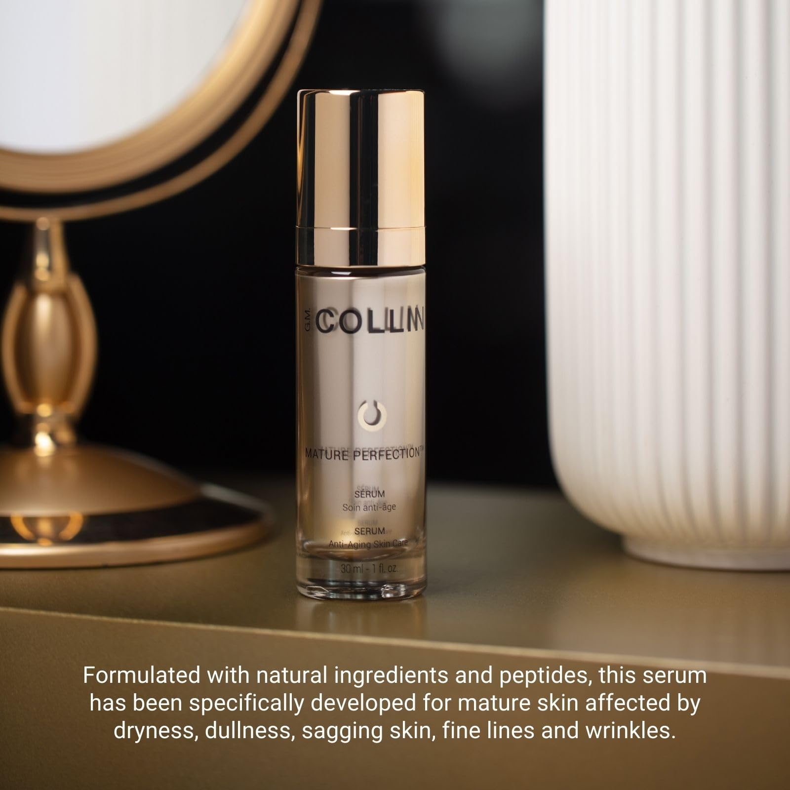 G.M. COLLIN Mature Perfection Serum | Anti-Aging Face Serum with Plumping Peptides | Hydrating Skincare for Fine Lines and Wrink