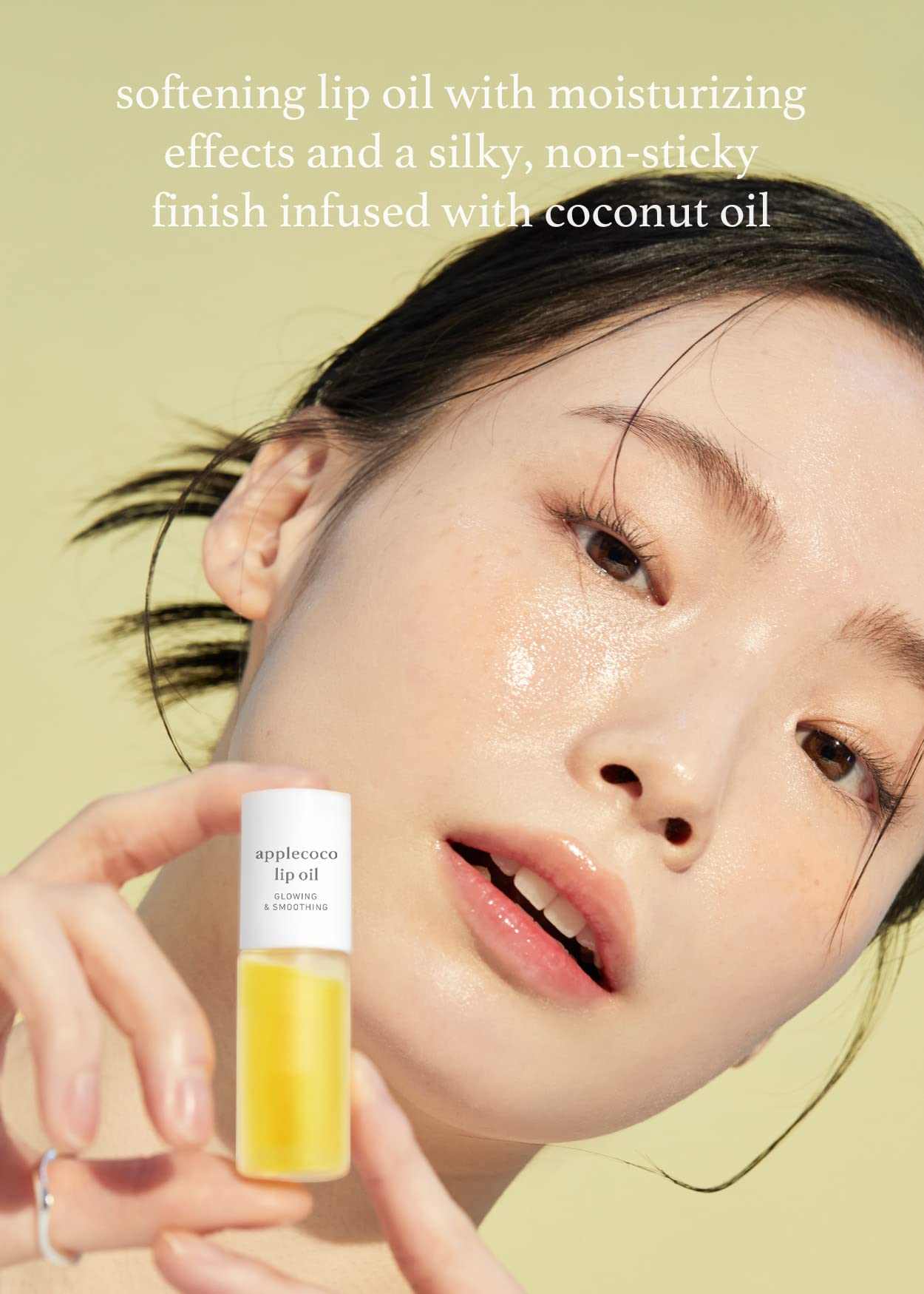 Nooni Korean Lip Oil - Applecoco | Lip Stain, Gift, Long-Lasting, Moisturizing, Plumping, Revitalizing For Dry Lips, Waterproof,