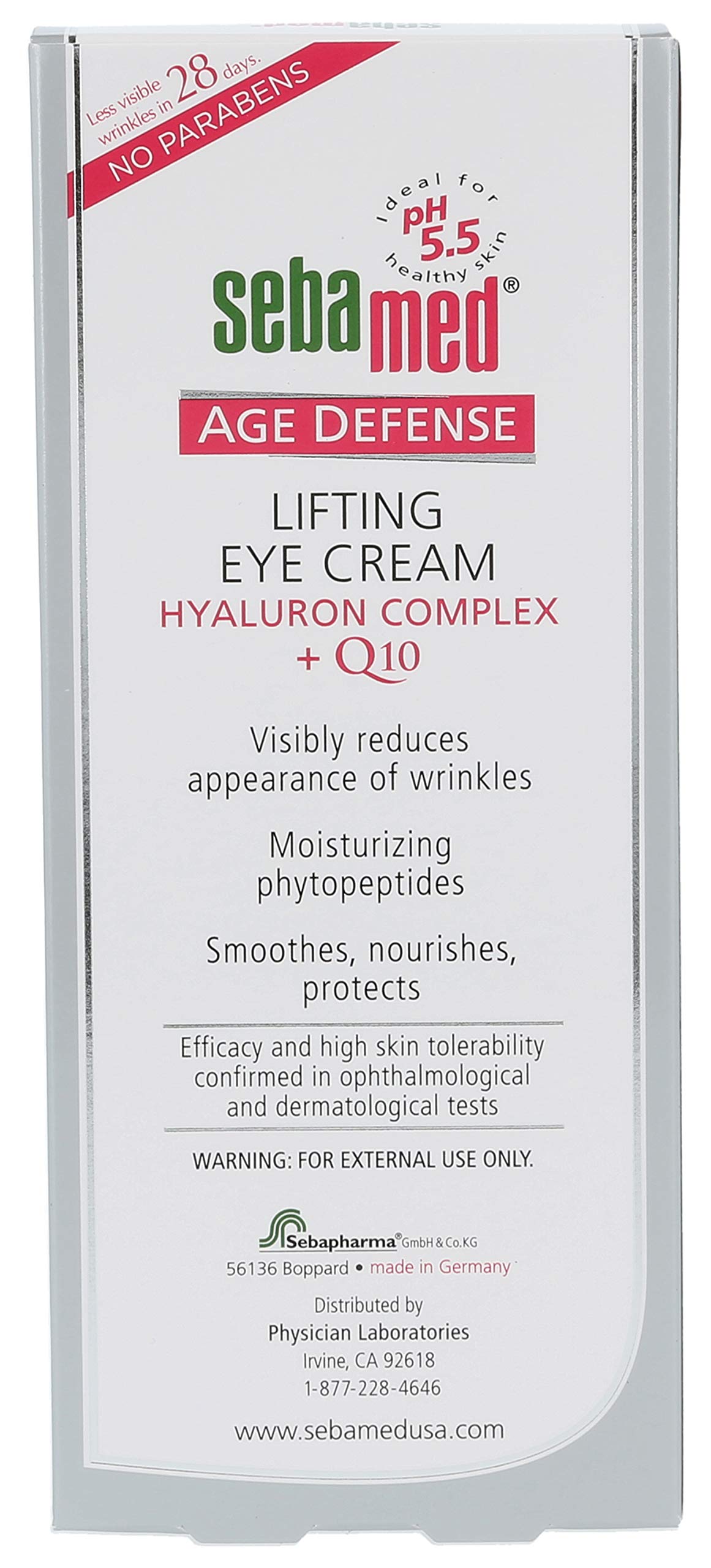 Sebamed Q10 Age Defense Eye Cream, 0.5 Fluid Ounce
