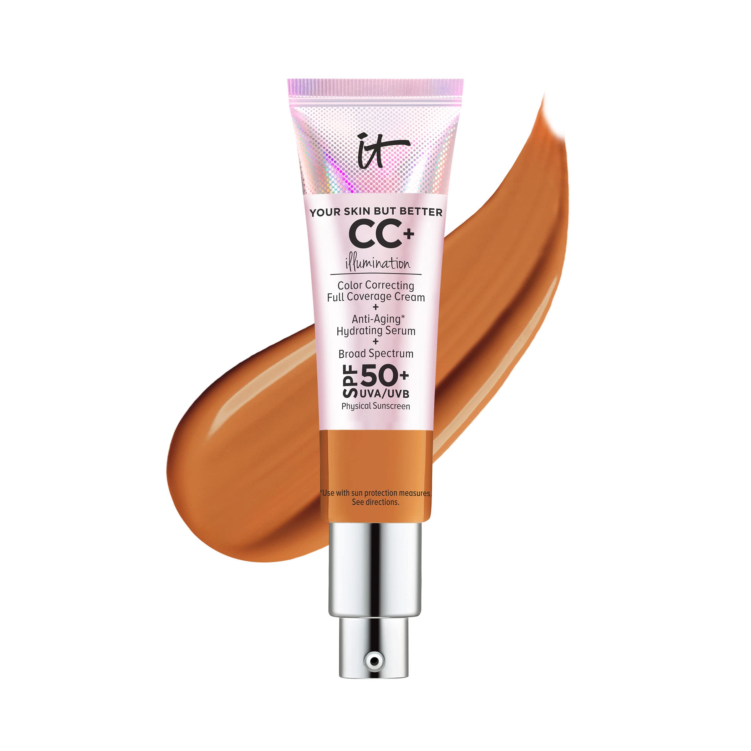 It Cosmetics Your Skin But Better Cc+ Cream Illumination, Rich (W) - Color Correcting Cream, Full-Coverage Foundation, Hydrating