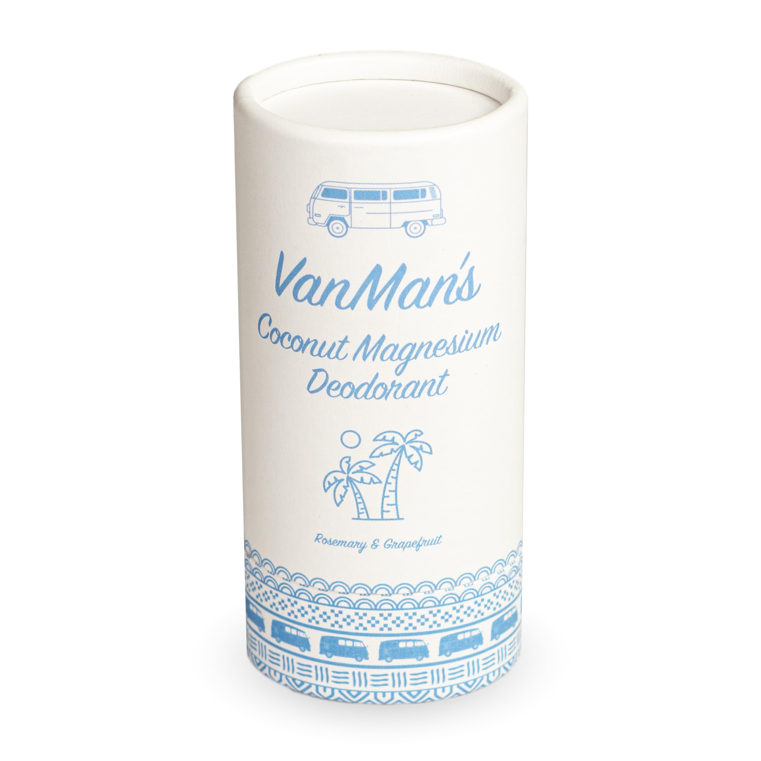 Vanmans - Coconut and Magnesium Deodorant Stick for Delicate Skin - Odor Control for Underarms - Magnesium Deodorant for Women a