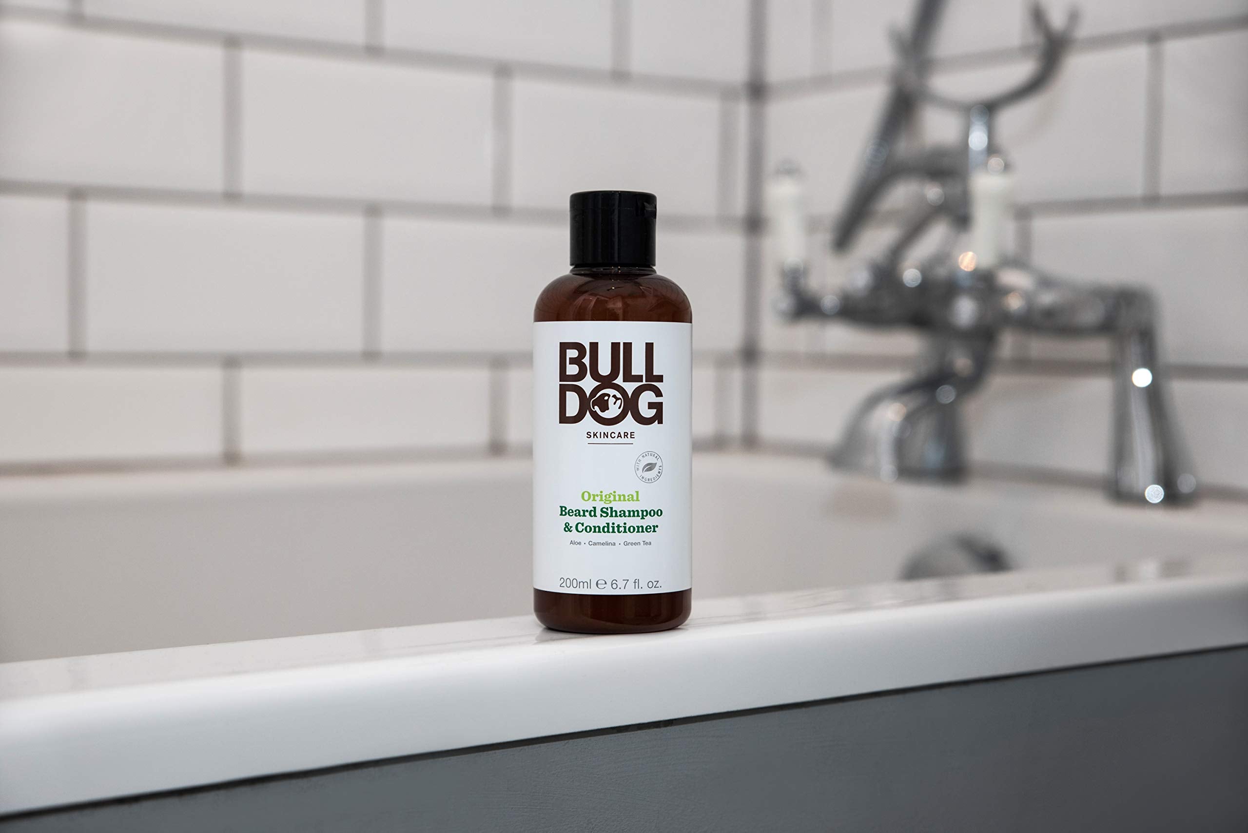 Bulldog Skincare And Grooming For Men Original Beard Shampoo And Conditioner, 6.7 Ounce